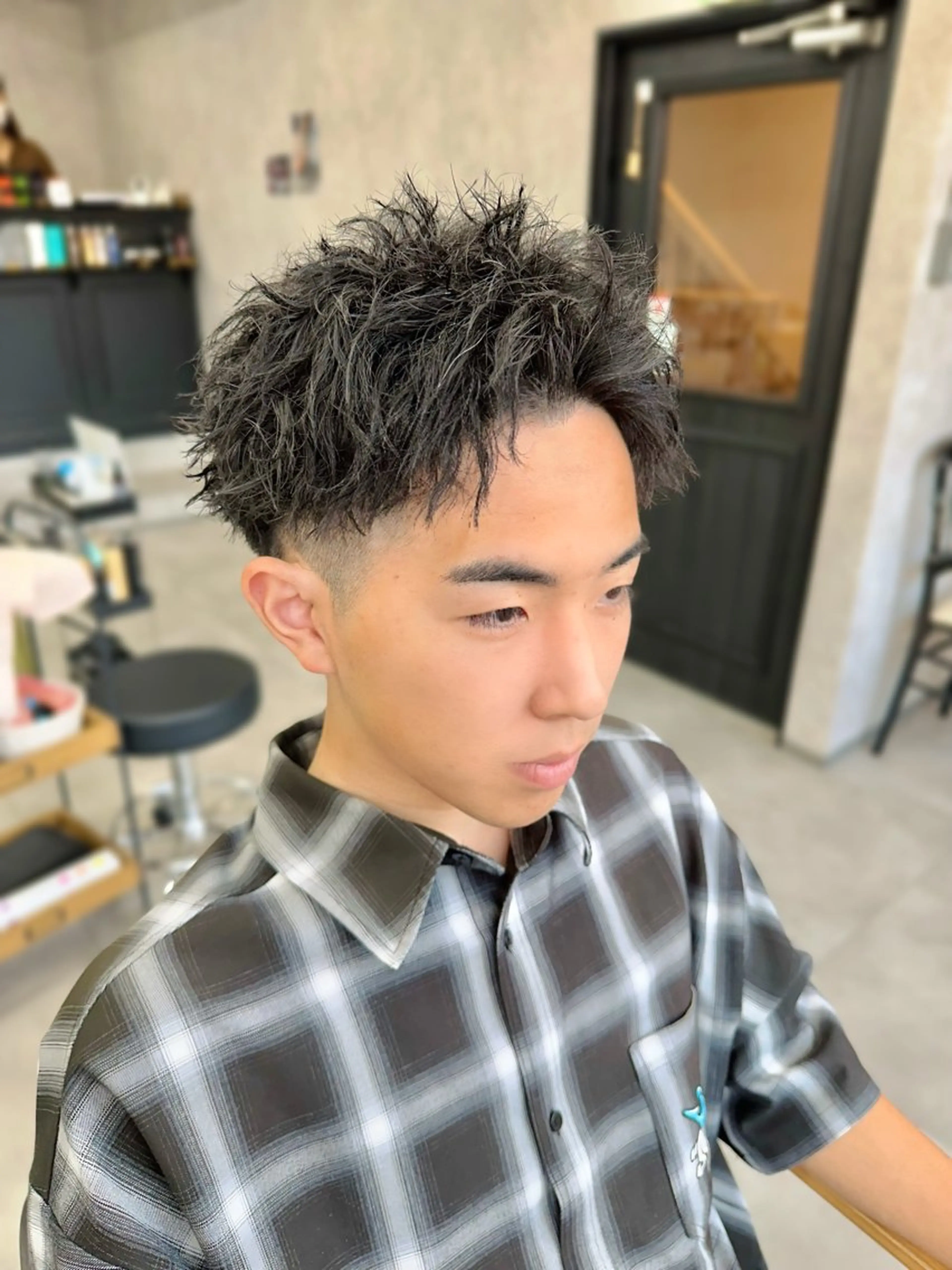 ショート メンズ スパイキーショート 刈り上げ ショートヘア 【メンズ専門】中本 翔大のヘアスタイル