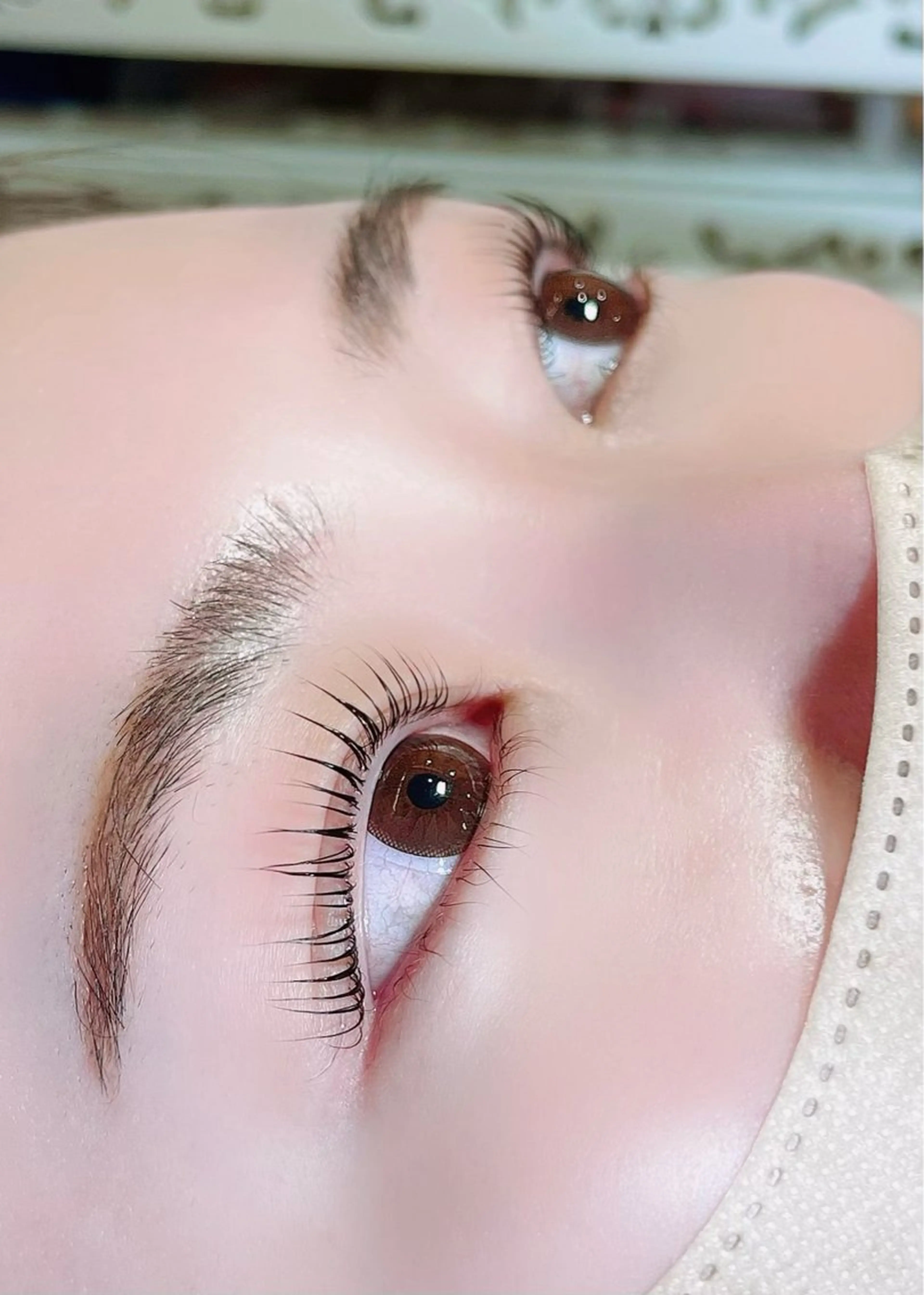 マツエク・マツパ フラットラッシュ パリジェンヌラッシュリフト まつげパーマ 一重×まつ毛パーマ ボリュームラッシュ マツパ Charme 五反田・不動前・目黒のマツエク・マツパデザイン