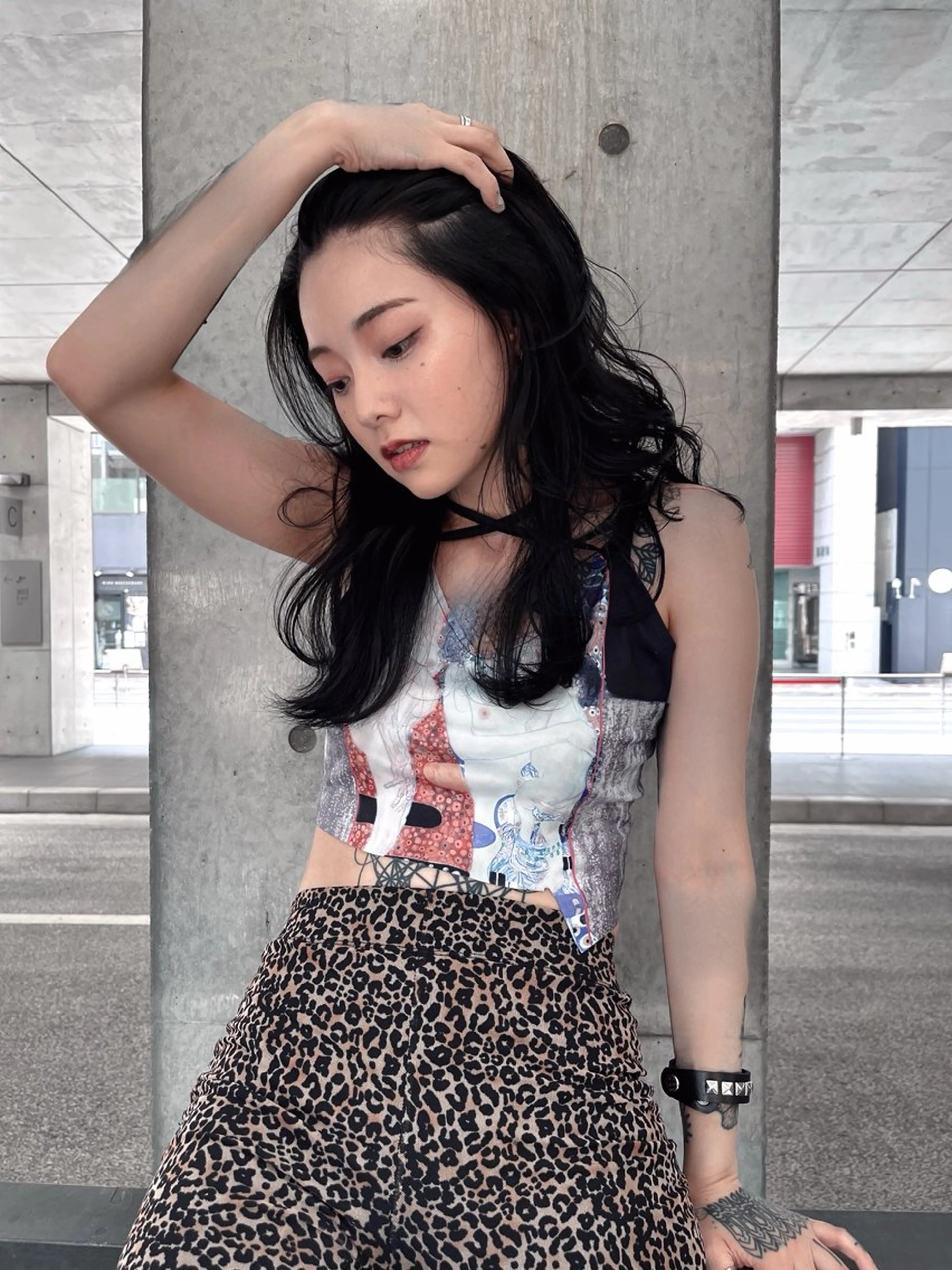 ロング カラー 💖大人韓国ヘア💖 韓国艶カラー【銀座】のヘアスタイル