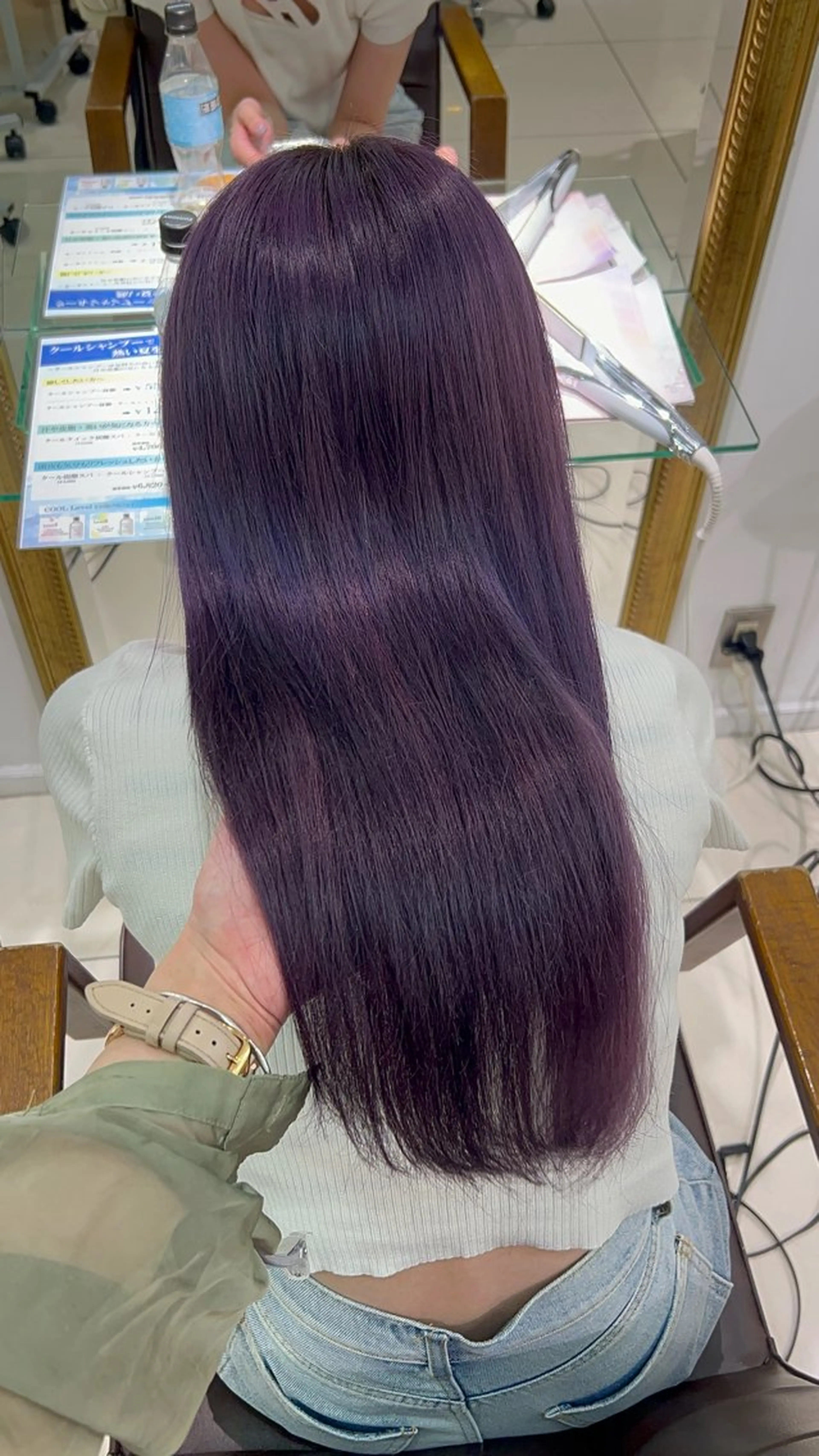 ロング カラー ハイトーンカラー 🤍🫧 長井 律のヘアスタイル