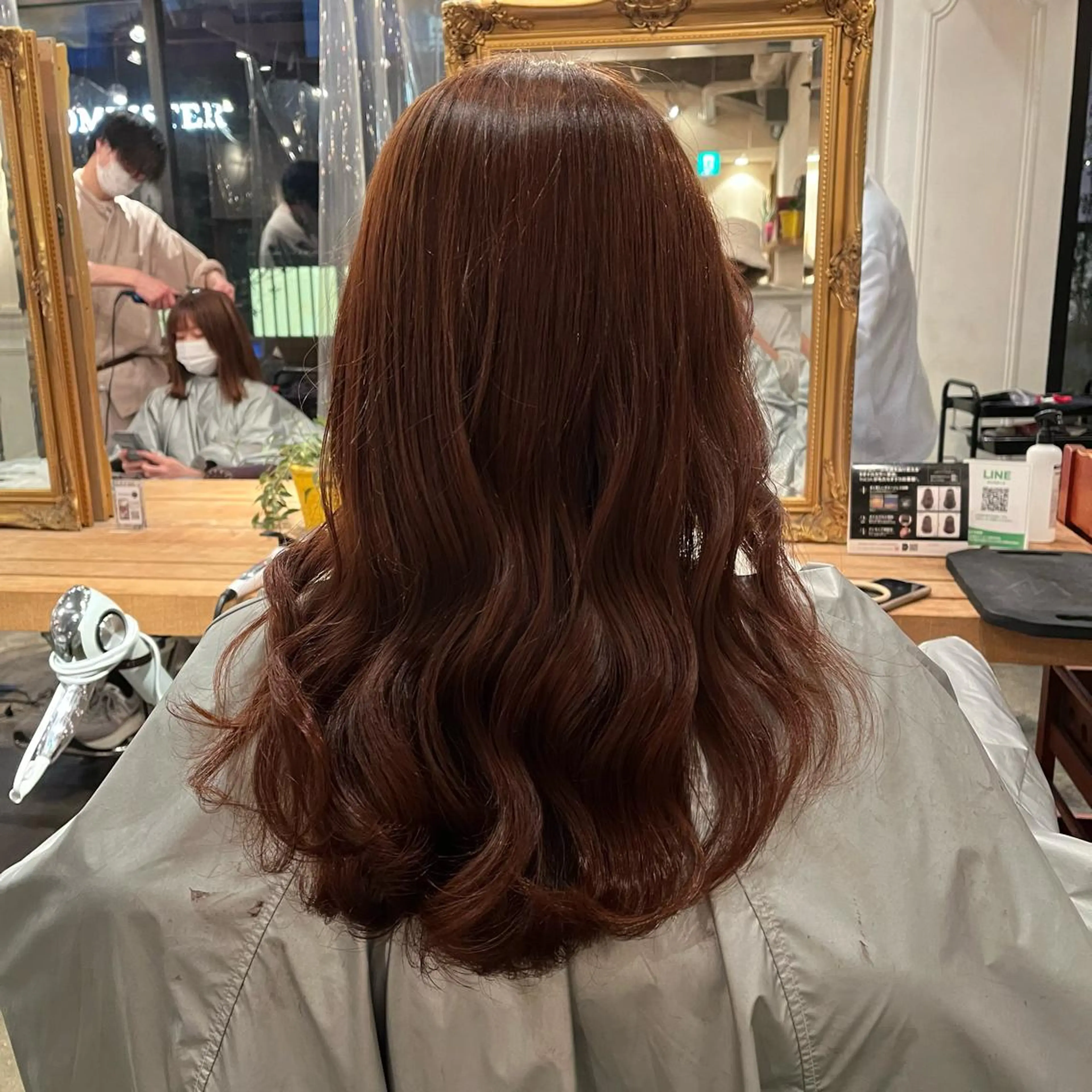 セミロング カット ヘアカラー トリートメント 髪質改善/shuki 韓国/代表取締役のヘアスタイル