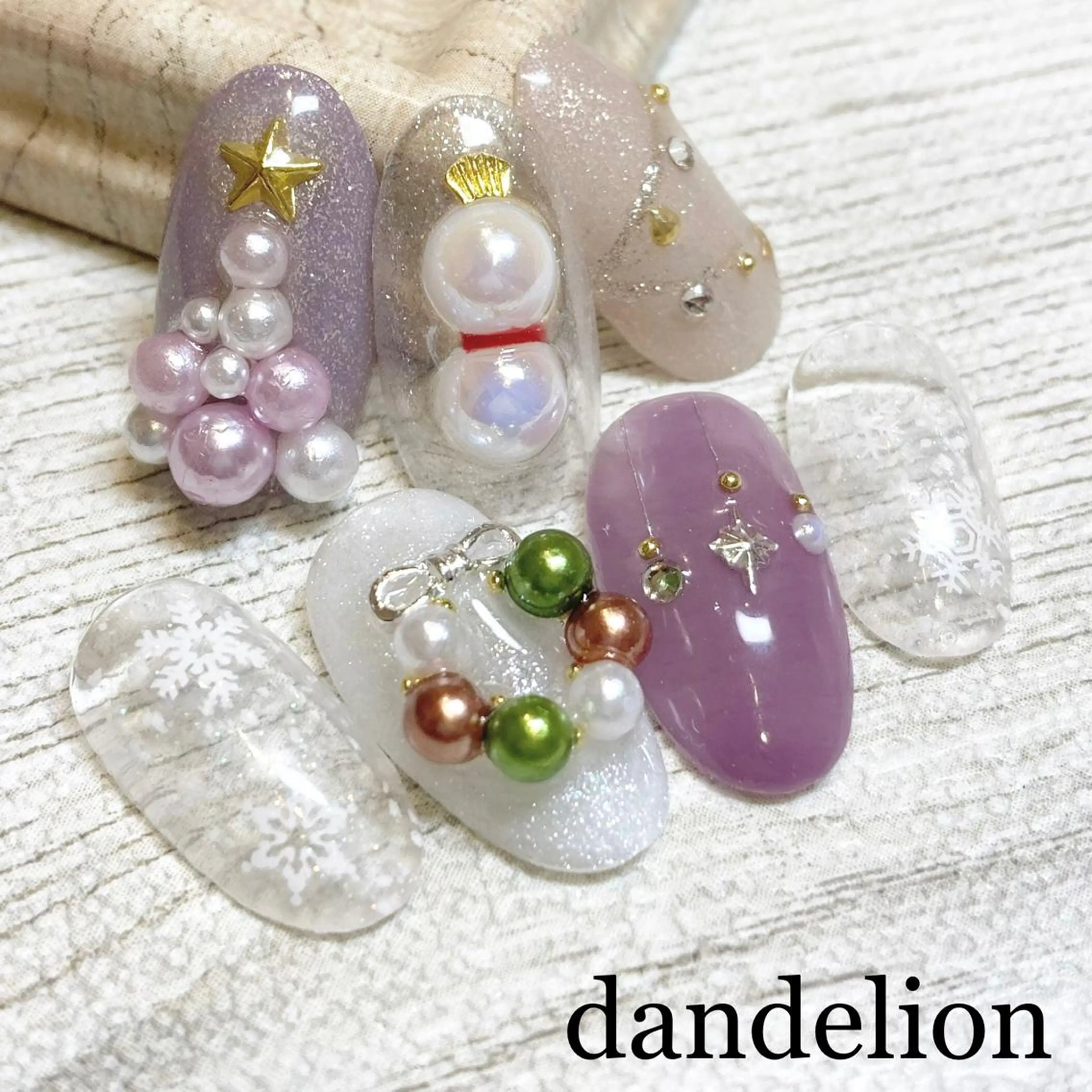 ネイル ハンドネイル ハンドケア dandelion ダンデライオンのネイルデザイン