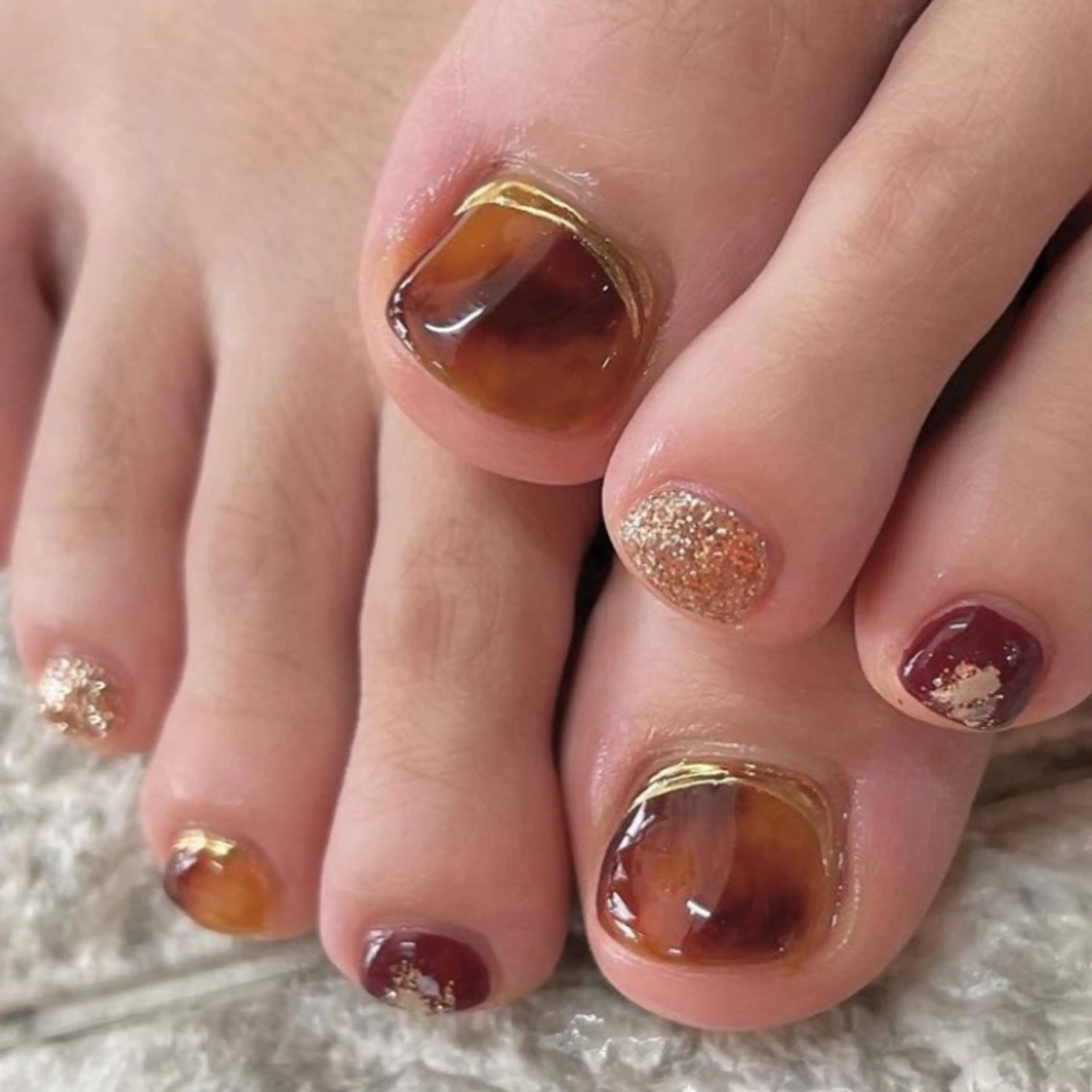 フット🌷定額サンプルデザインコース⋆⸜🌷⸝‍⋆【ケア、オフ込み】の写真