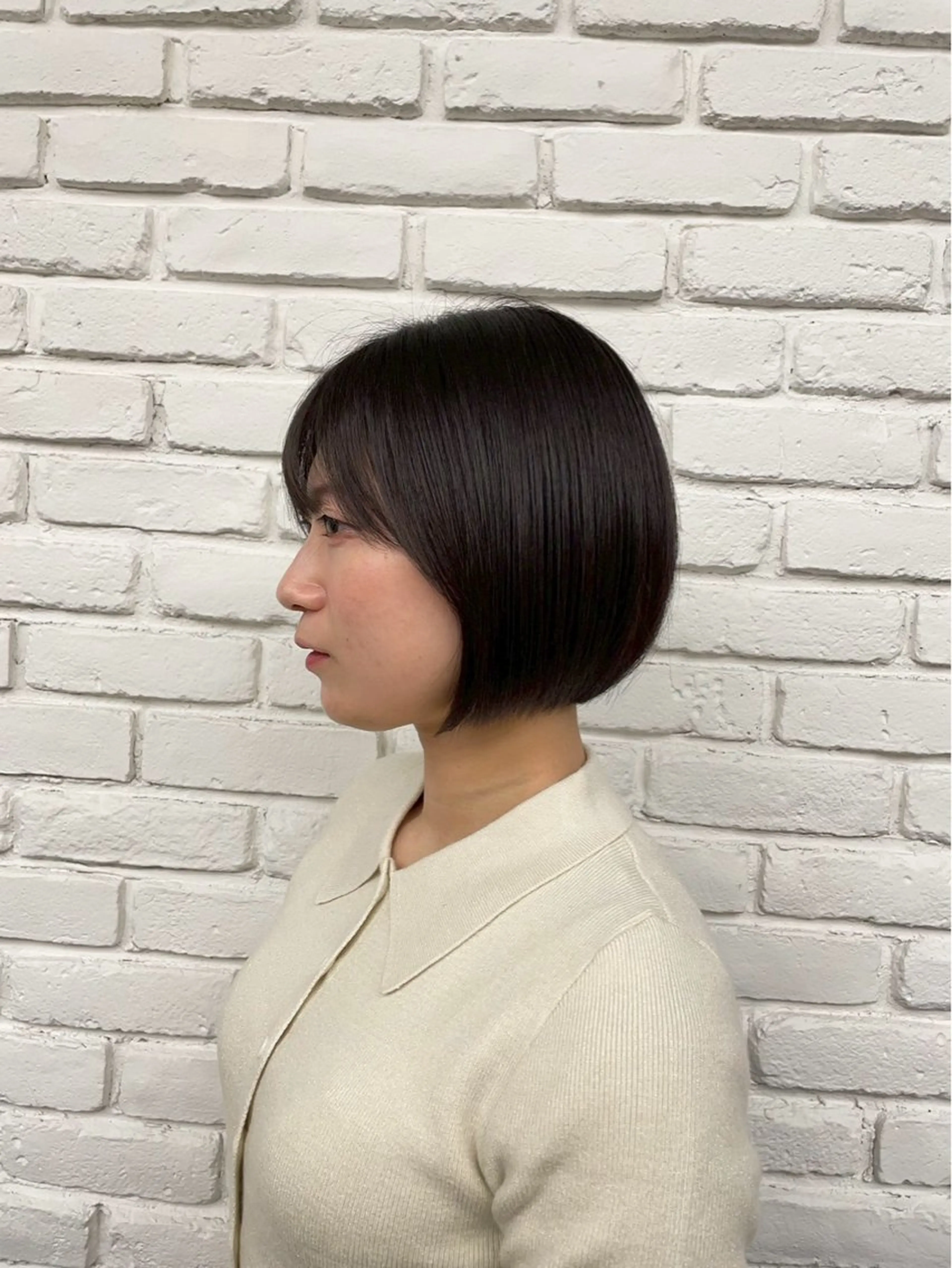 ショート ボブ カット ヘアカラー トリートメント DIFINOaoyama所属・🎧ayaka/ボブ /透明感カラー🩵のヘアスタイル