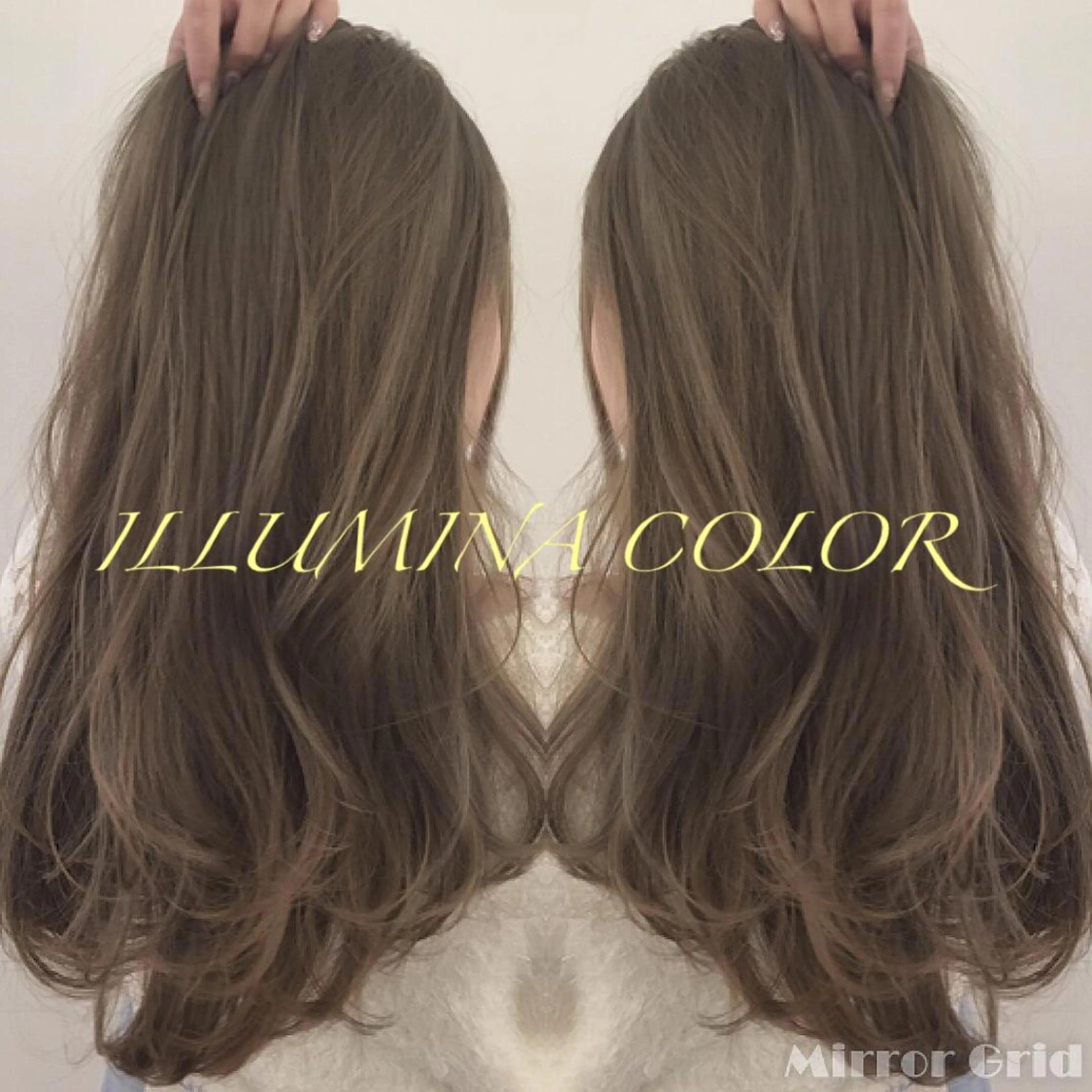 セミロング カラー イルミナカラー due hair 京都駅前店 MILBON オージュア認定サロン【デューヘアー】所属・ハイトーンブリーチ 土坂 由志【京都】のヘアスタイル