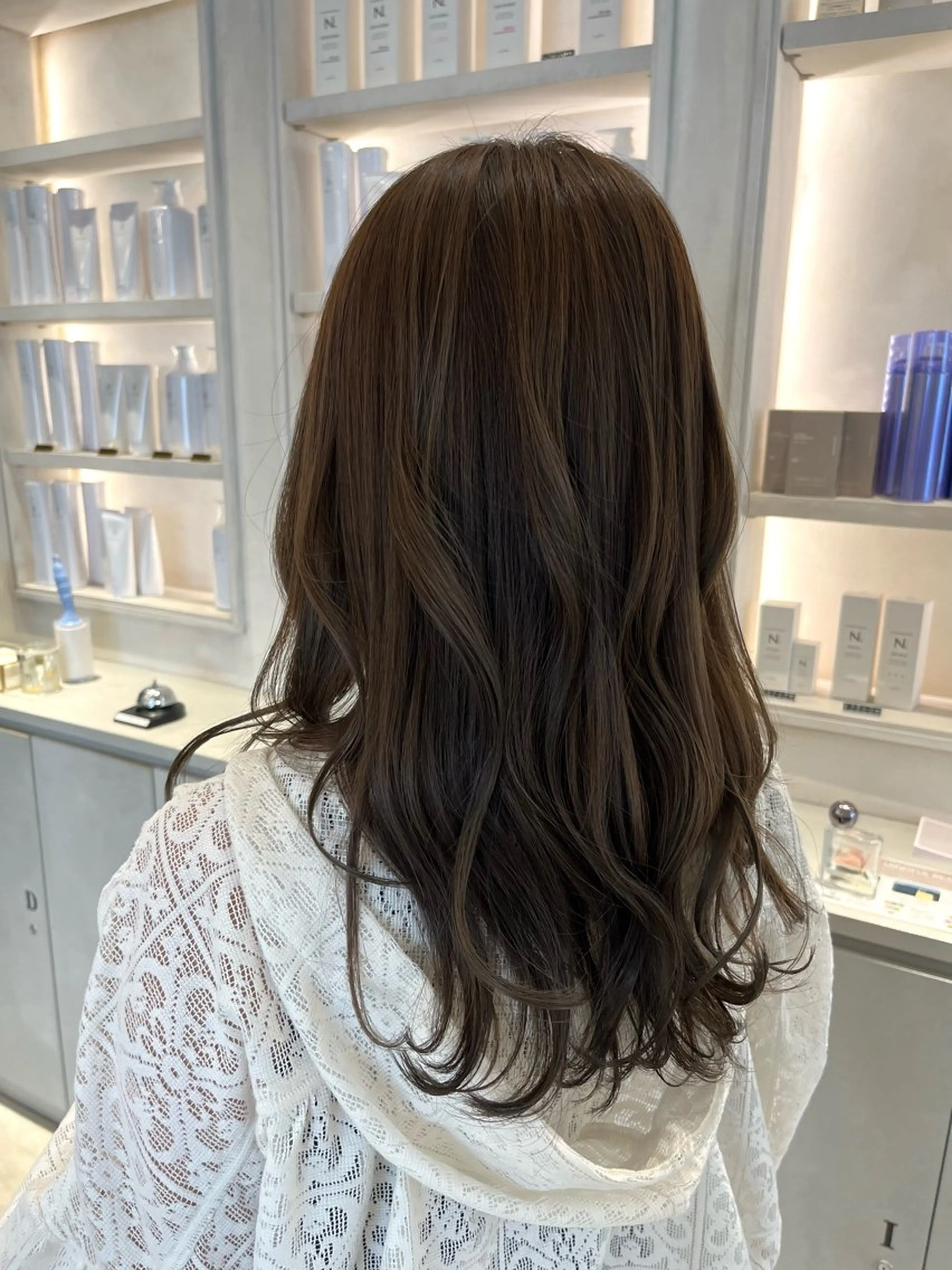ロング カラー 田中 絵理のヘアスタイル