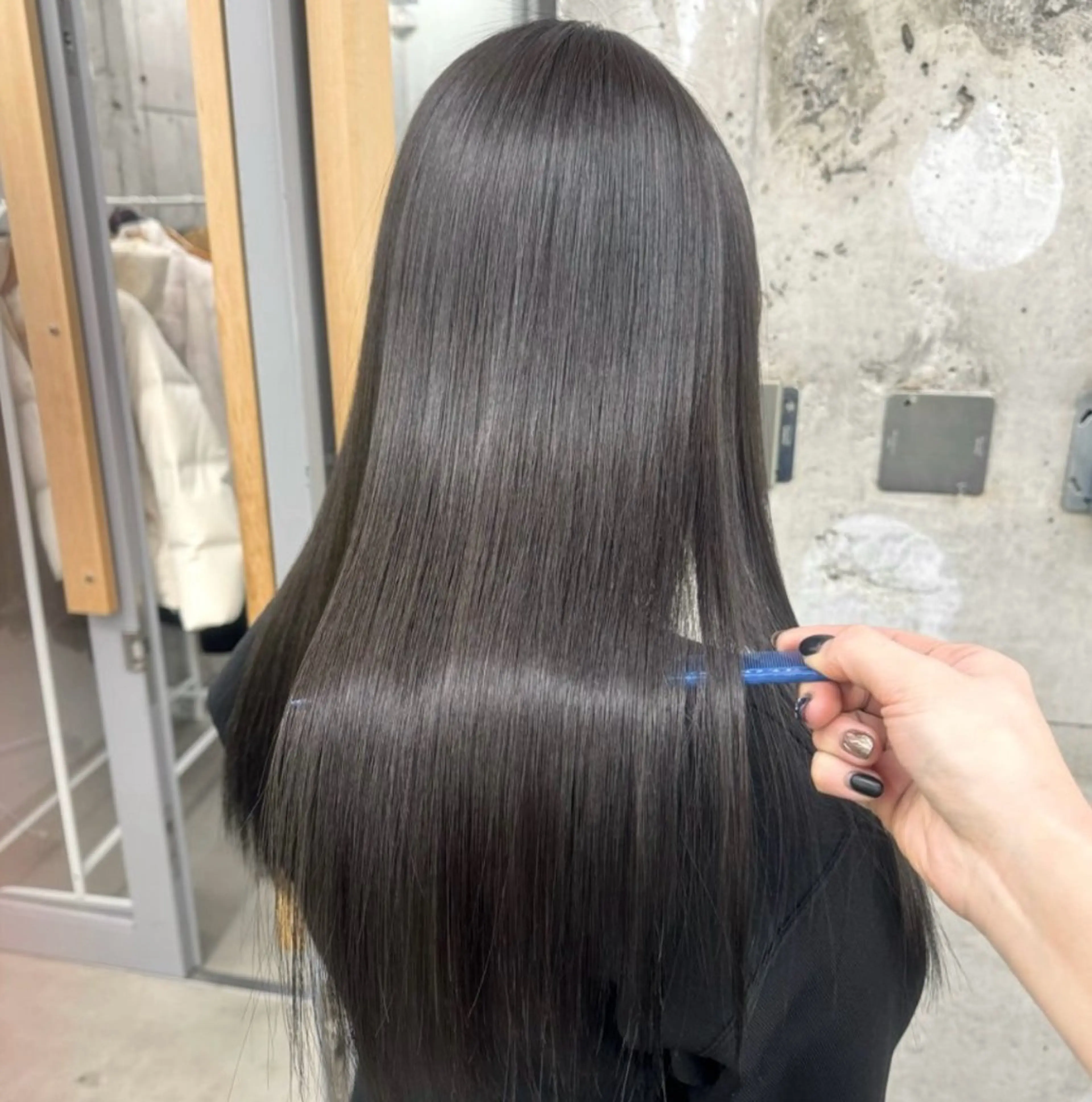 ロング カラー 透明感カラー 髪質改善 トリートメント カット ヘアカラー トリートメント 髪質改善×艶髪 🤍amane🤍のヘアスタイル