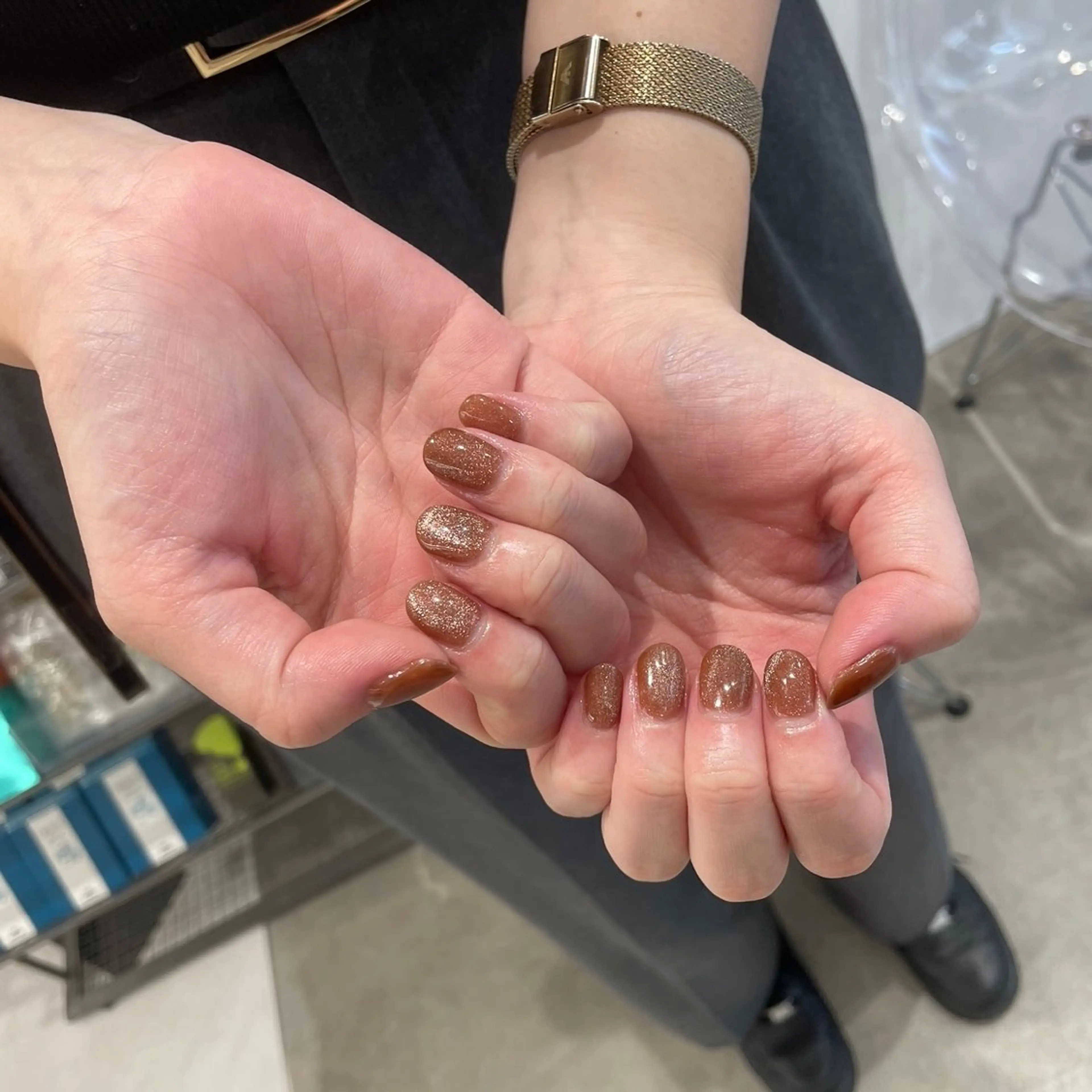 ロング カラー パーマ ヘアアレンジ メンズ mona/ ストレートスタイル✨のヘアスタイル