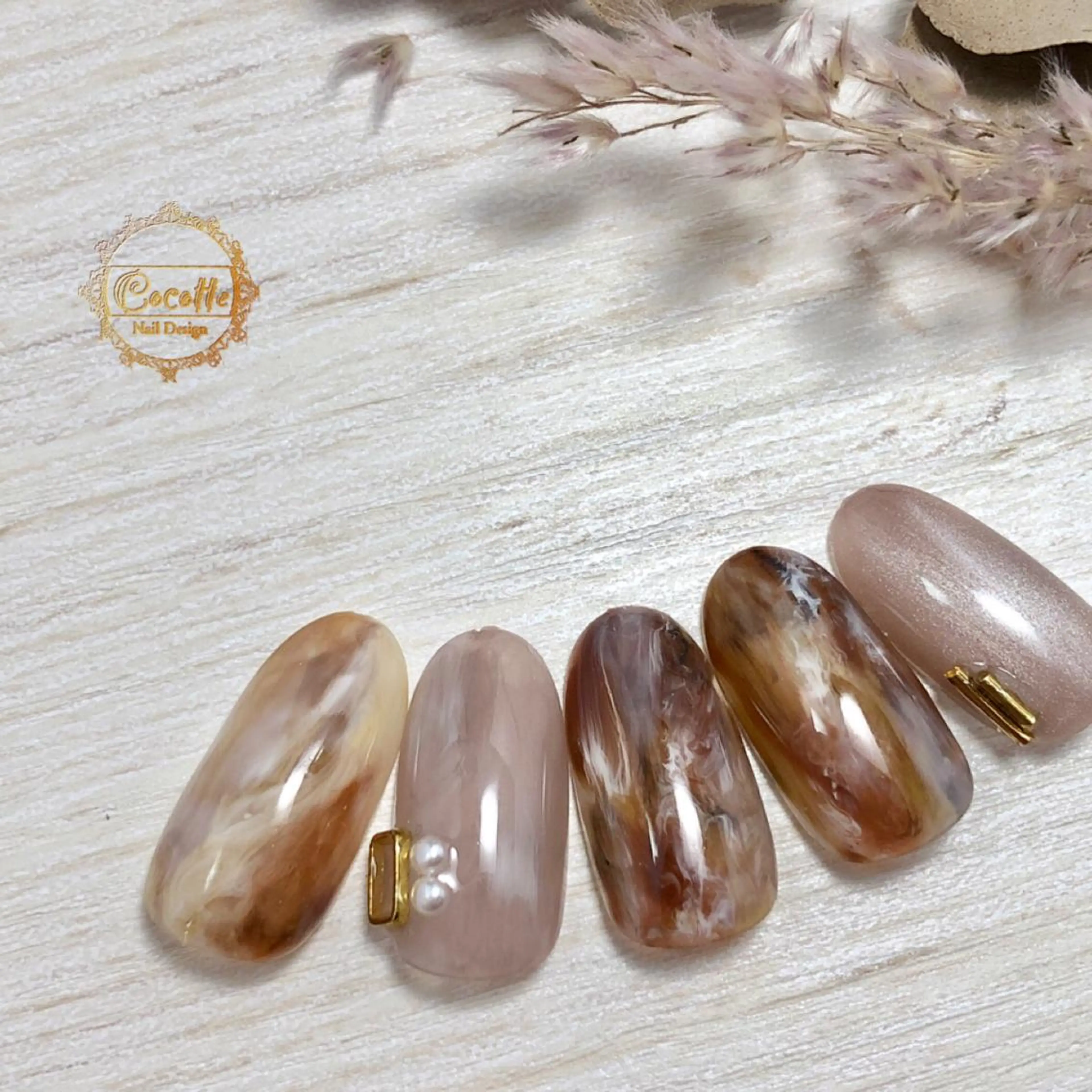 ネイル ニュアンスネイル ハンドネイル Nemoto Mariのネイルデザイン