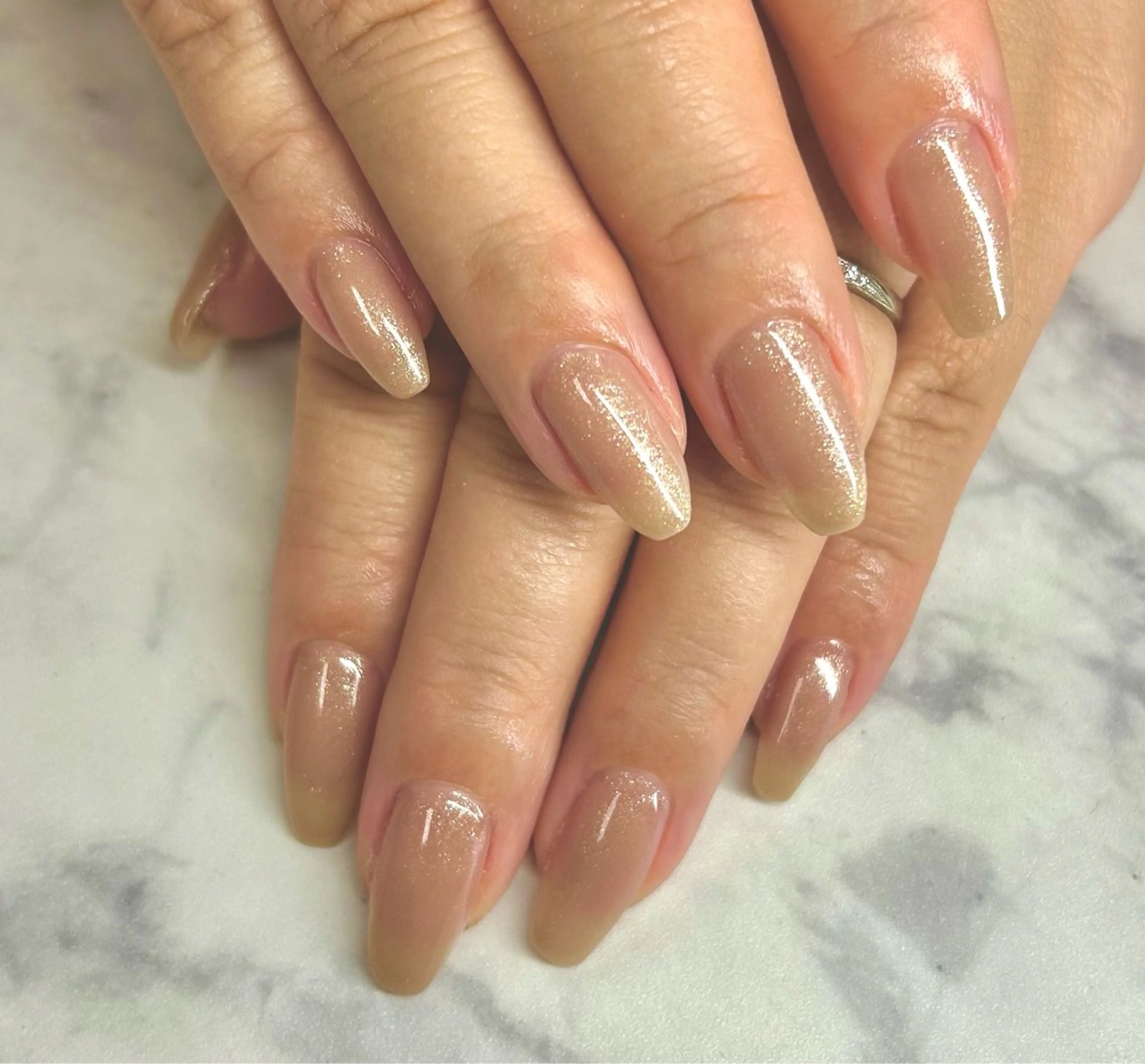 ネイル ワンカラーネイル エーナインシーナシーナ屯田店所属・工藤 佳世のネイルデザイン