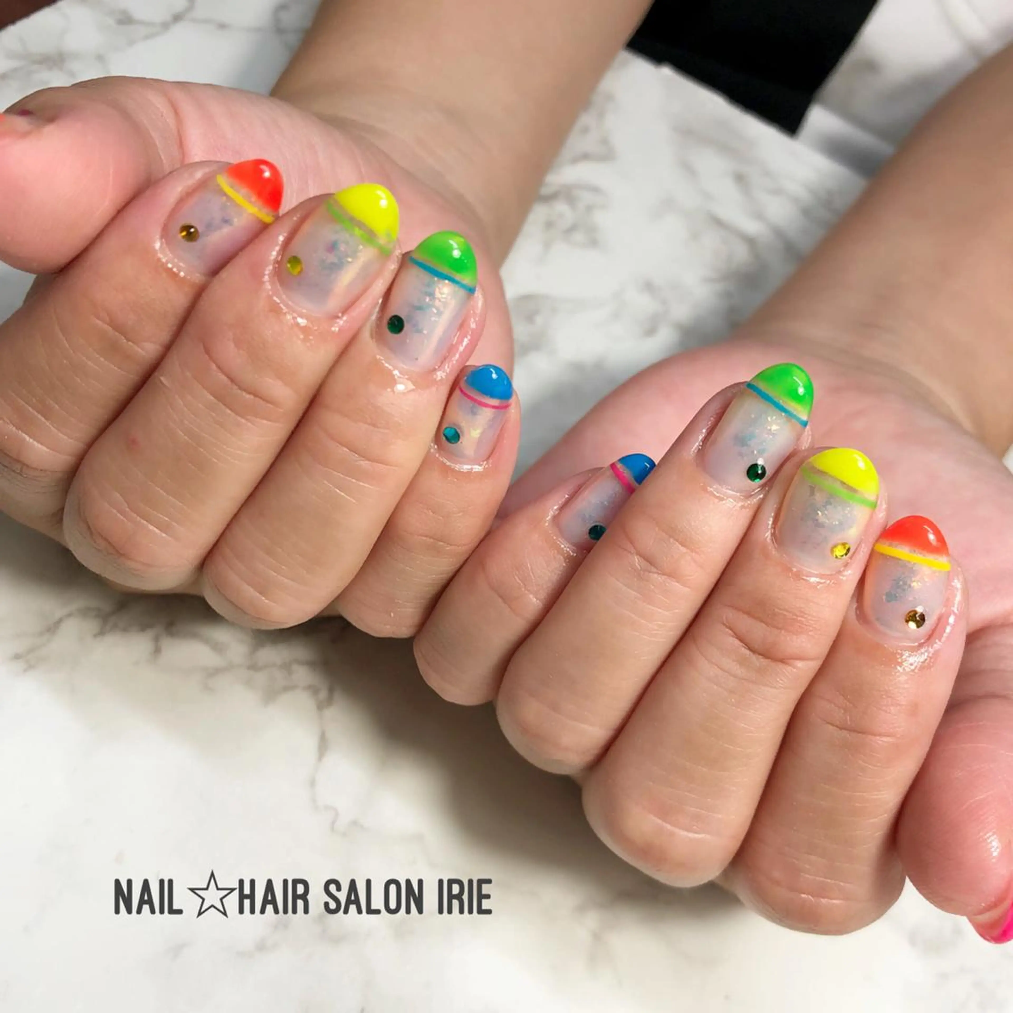 ネイル ハンドネイル Hair salon Irie所属・與儀 知佳のネイルデザイン