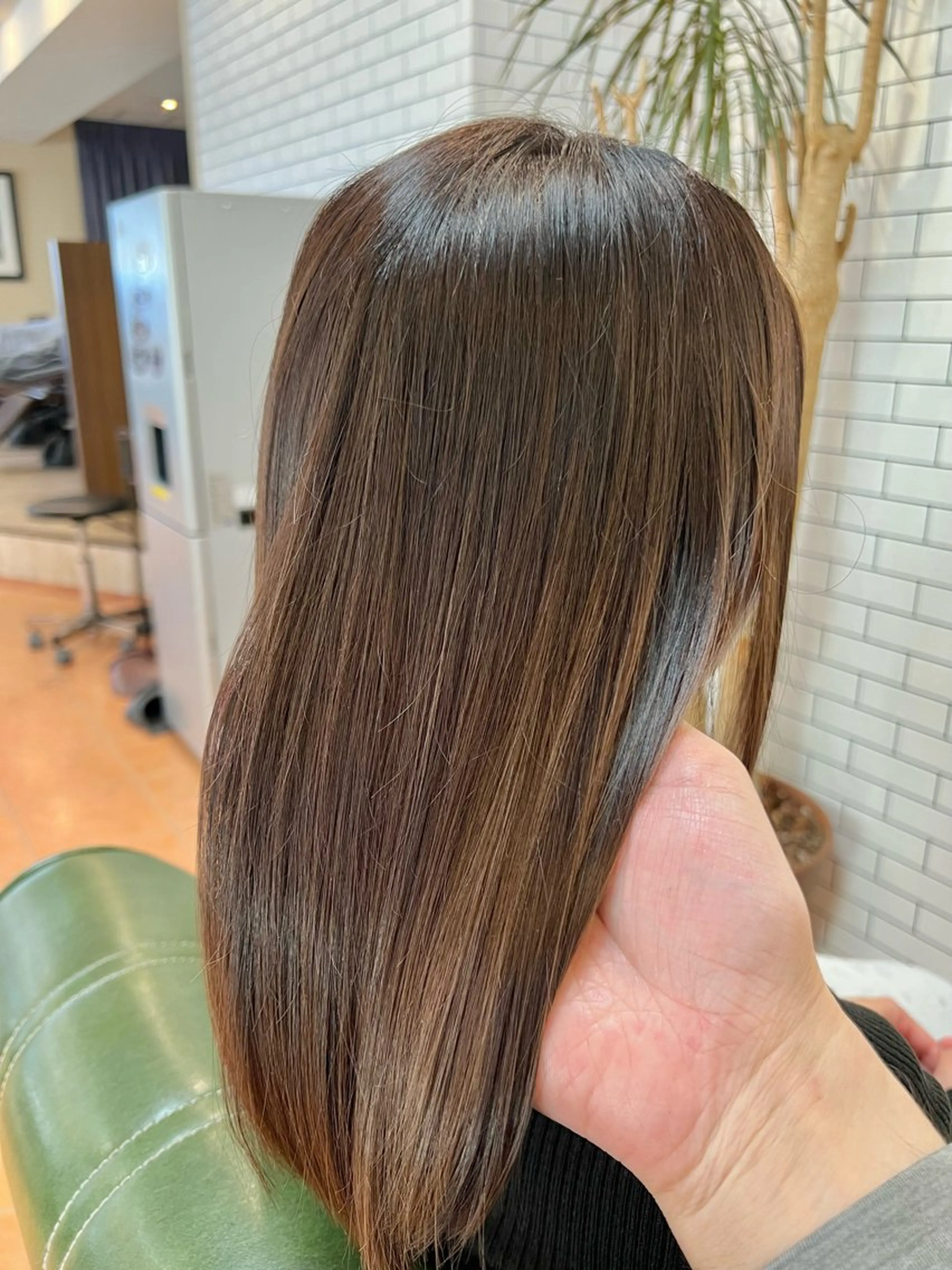 ミディアム カラー ヘアカラー トリートメント 石井 佑樹のヘアスタイル