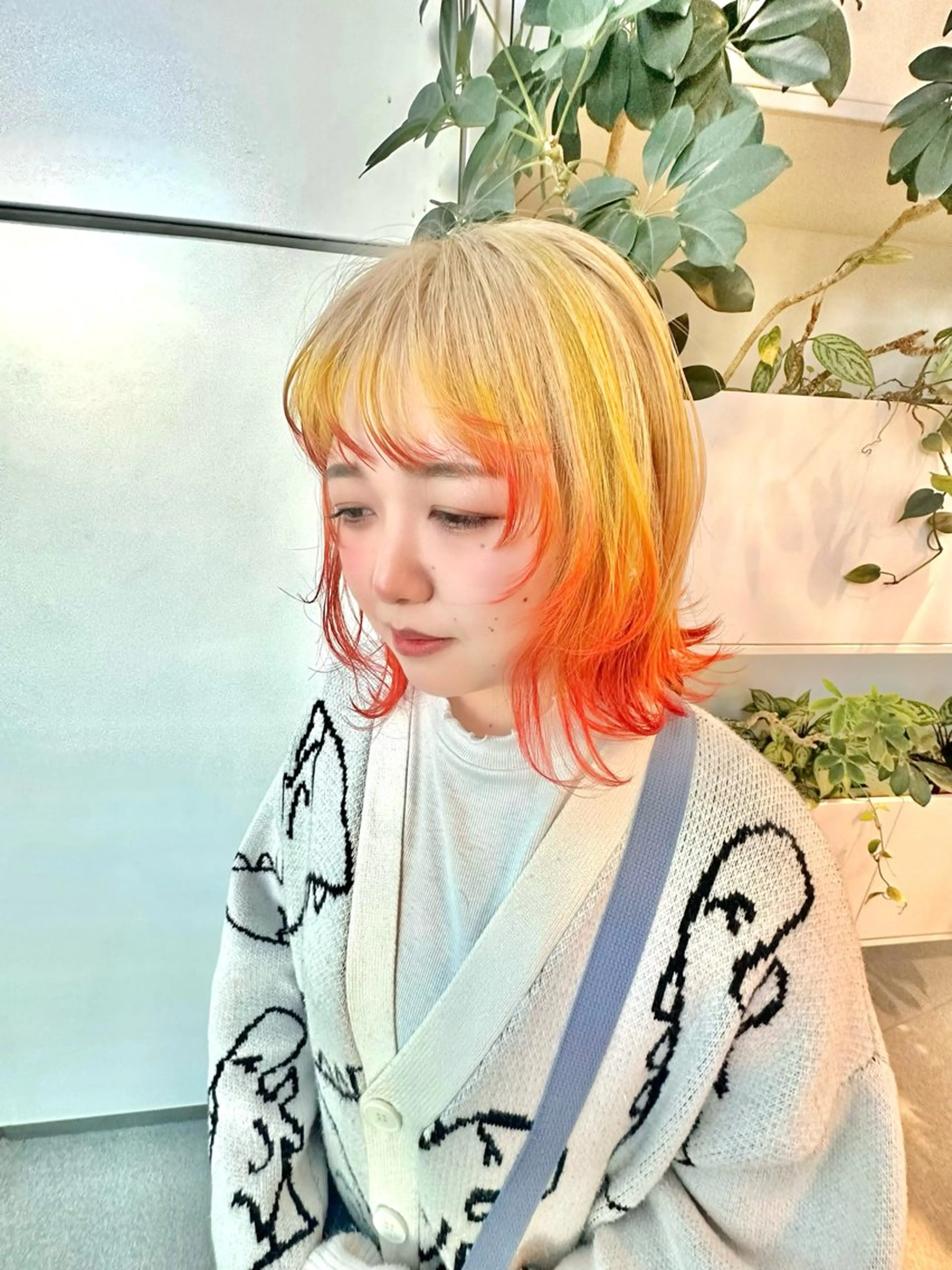 ショート ヘアカラー トリートメント 東北No.1完全個室 💐梶谷社長のヘアスタイル