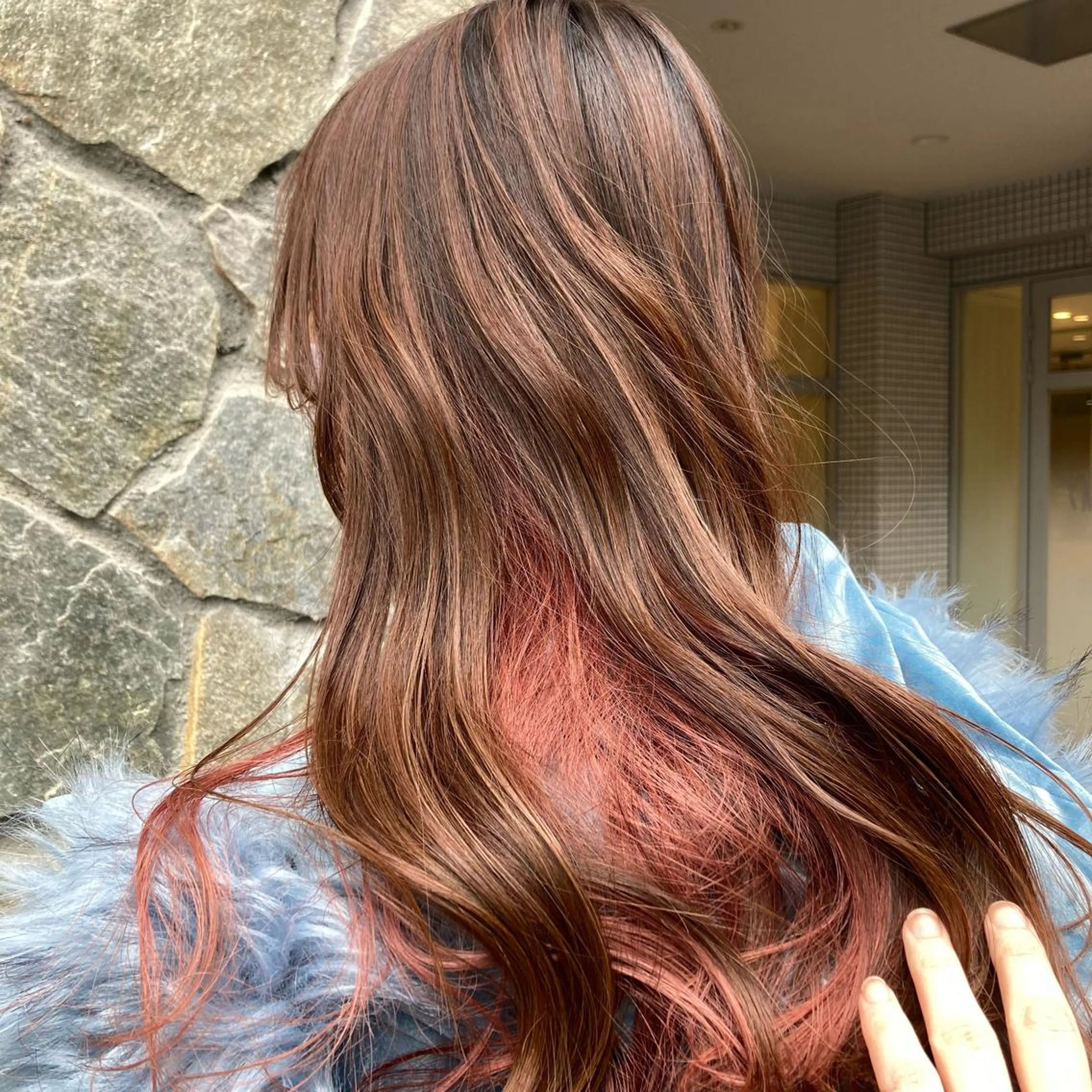 ロング カラー 野村 ゆいのヘアスタイル