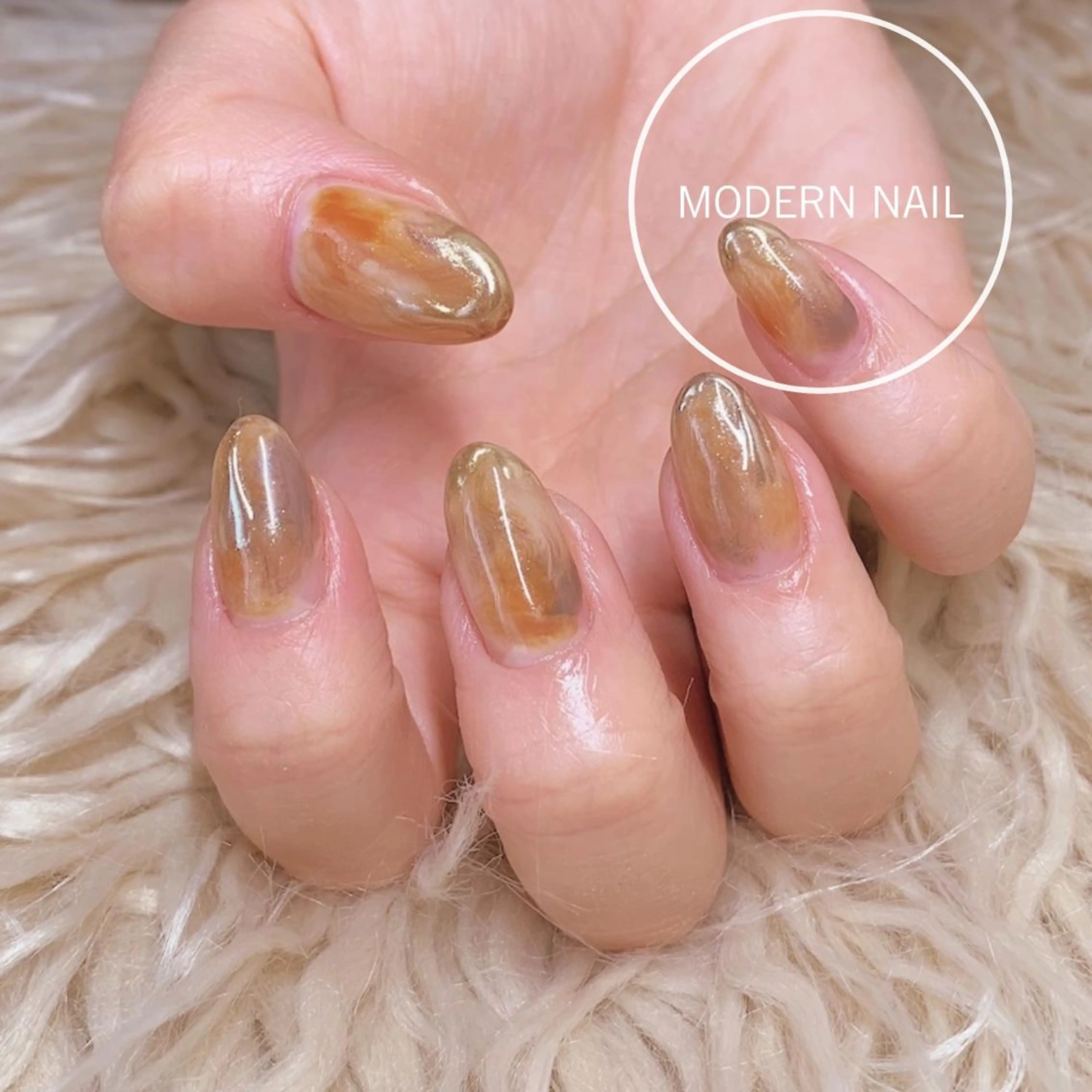 ネイル アートネイル ニュアンスネイル 小川 玲奈のネイルデザイン