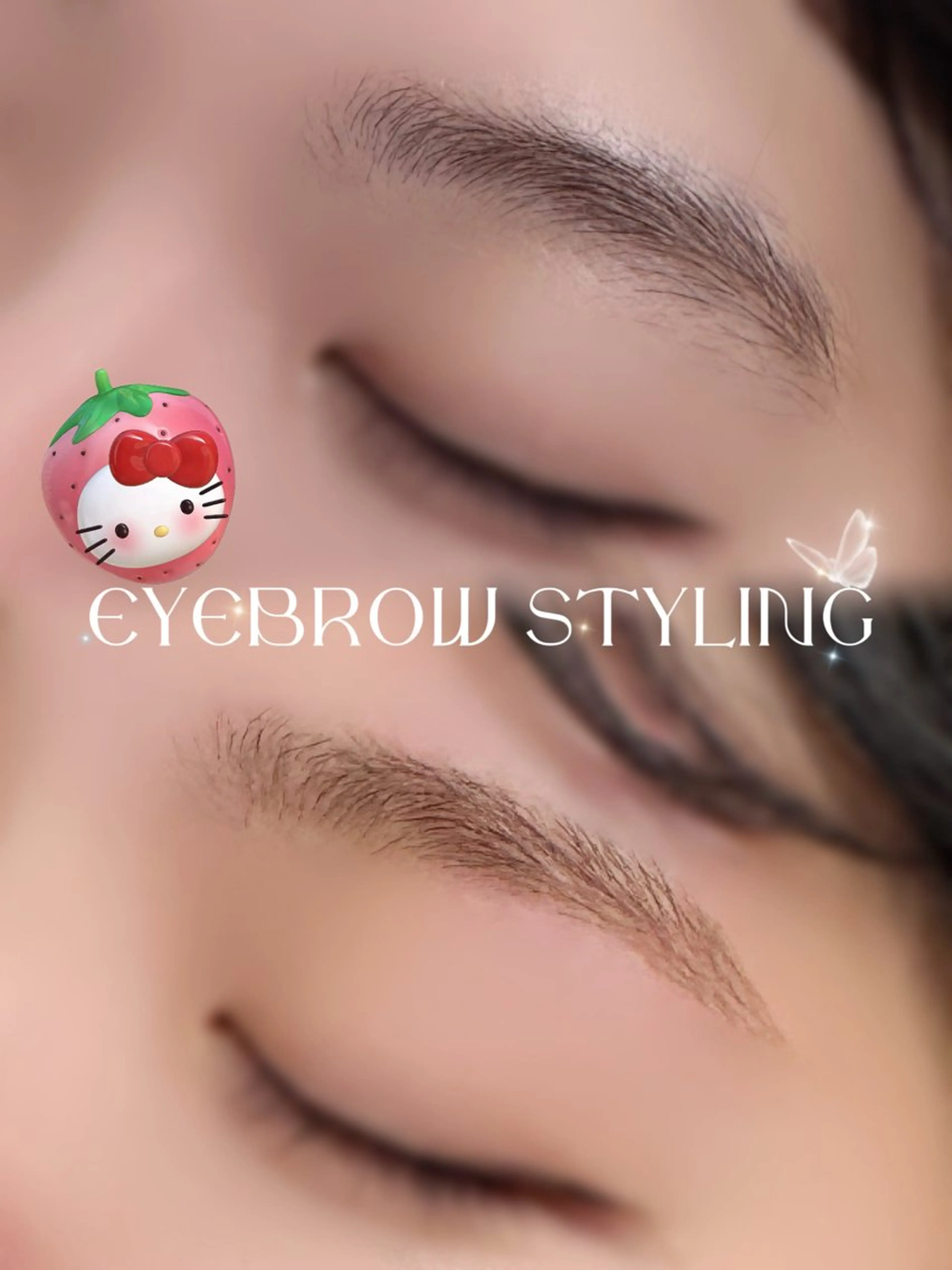 眉毛スタイリング＆カラーの写真