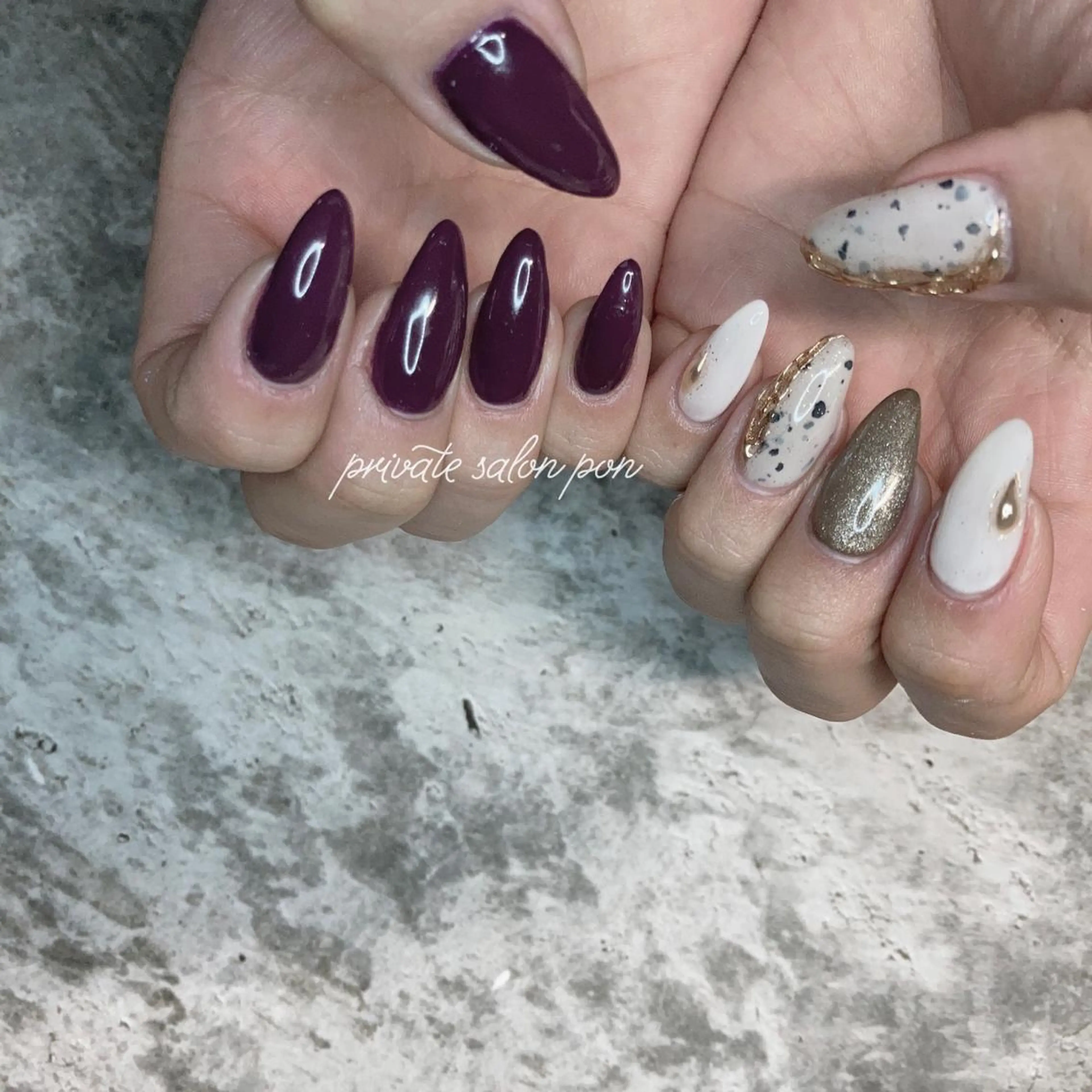 ネイル private salon　ponのネイルデザイン