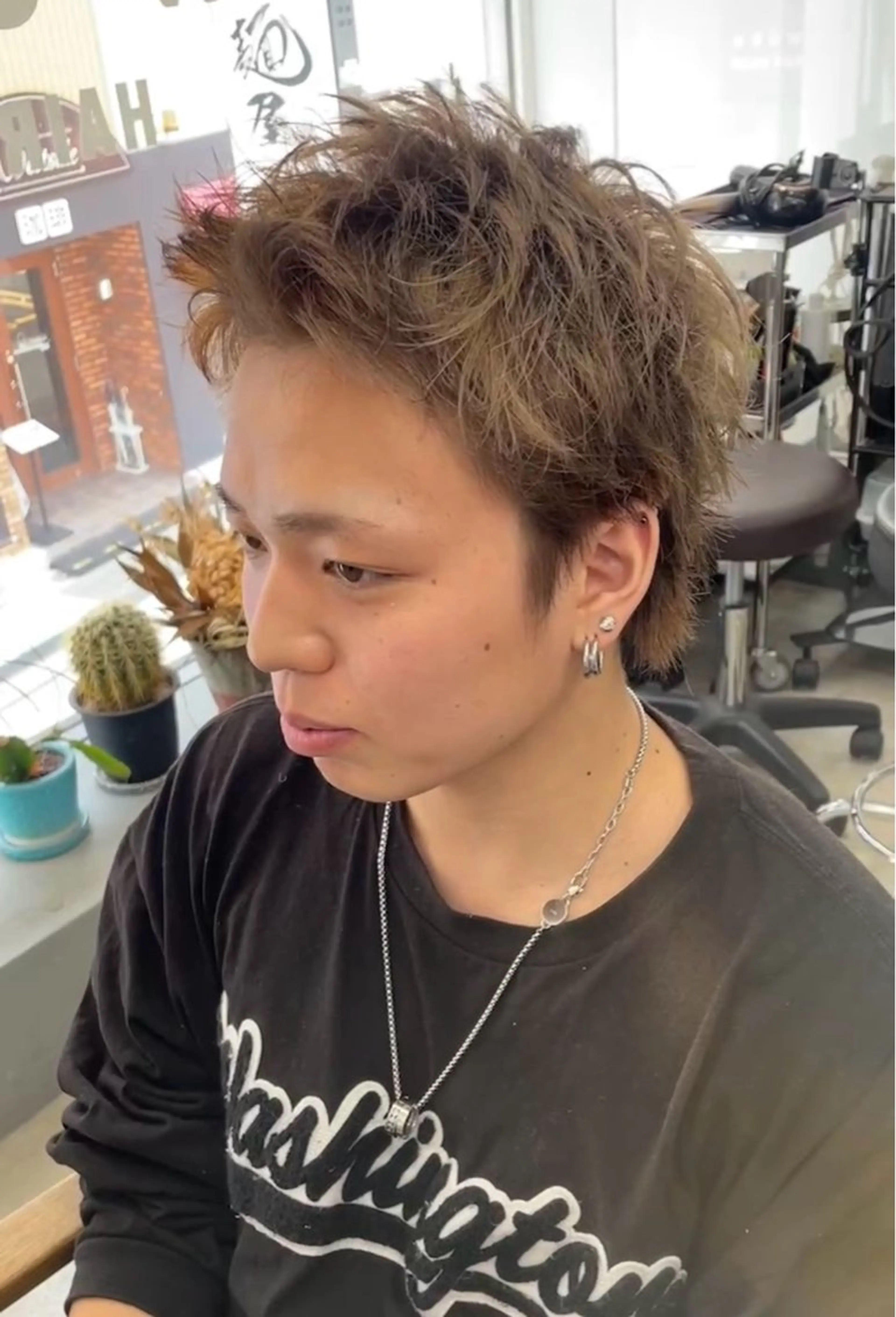 ショート パーマ メンズ メンズ専門サロン wokeのヘアスタイル