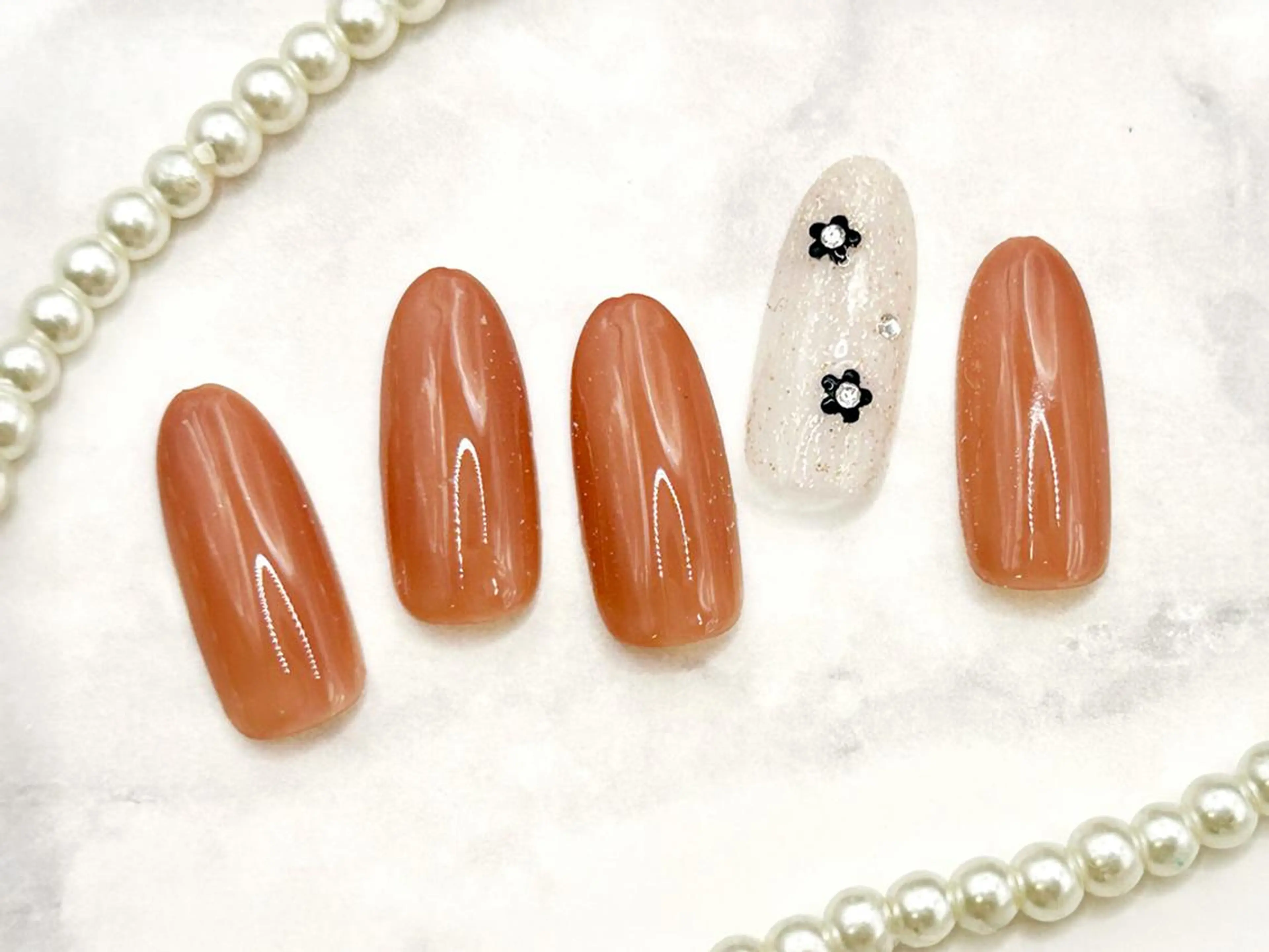 ネイル ハンドネイル orbe 永山のネイルデザイン