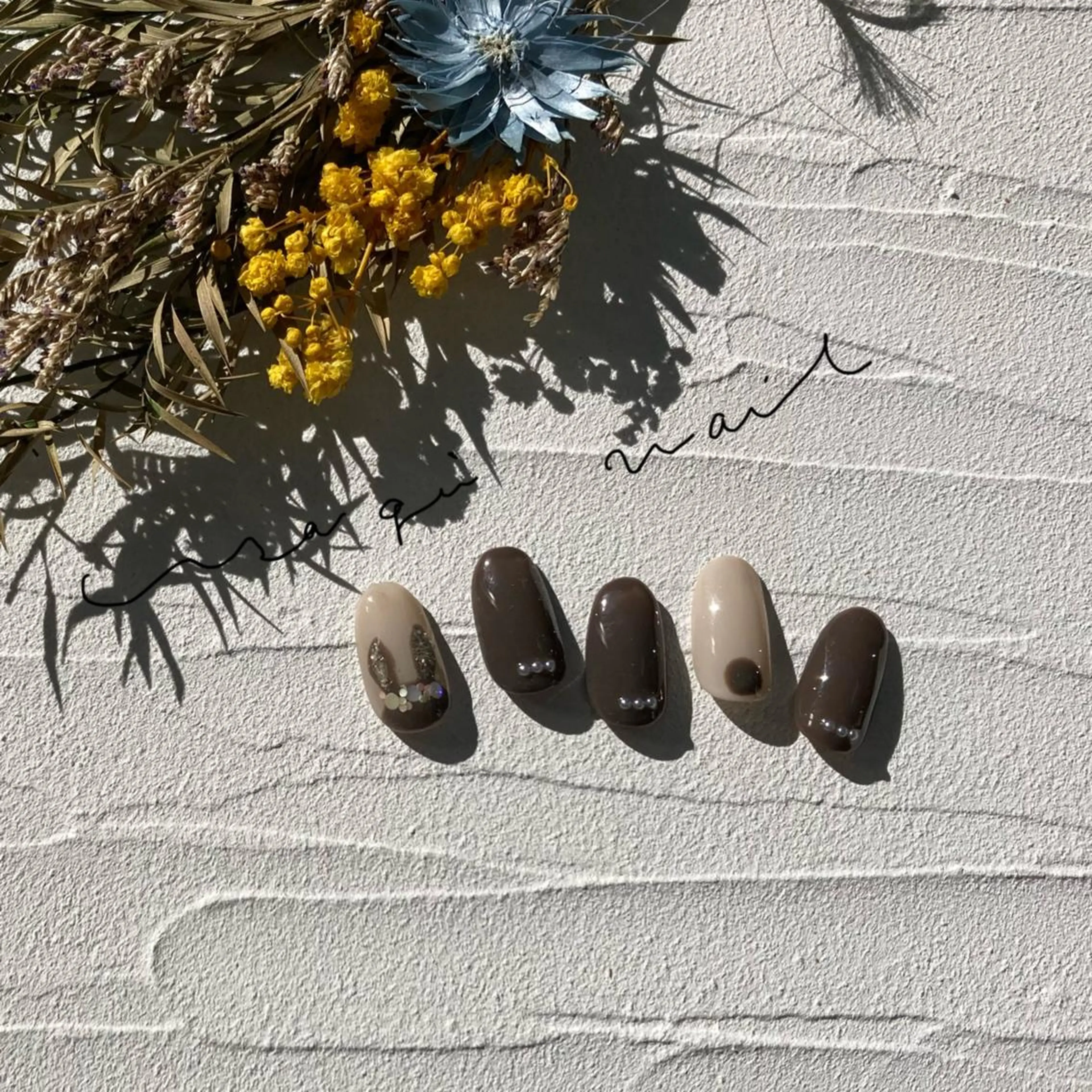 ネイル アートネイル ニュアンスネイル ショートネイル ハンドネイル usagi nailのネイルデザイン