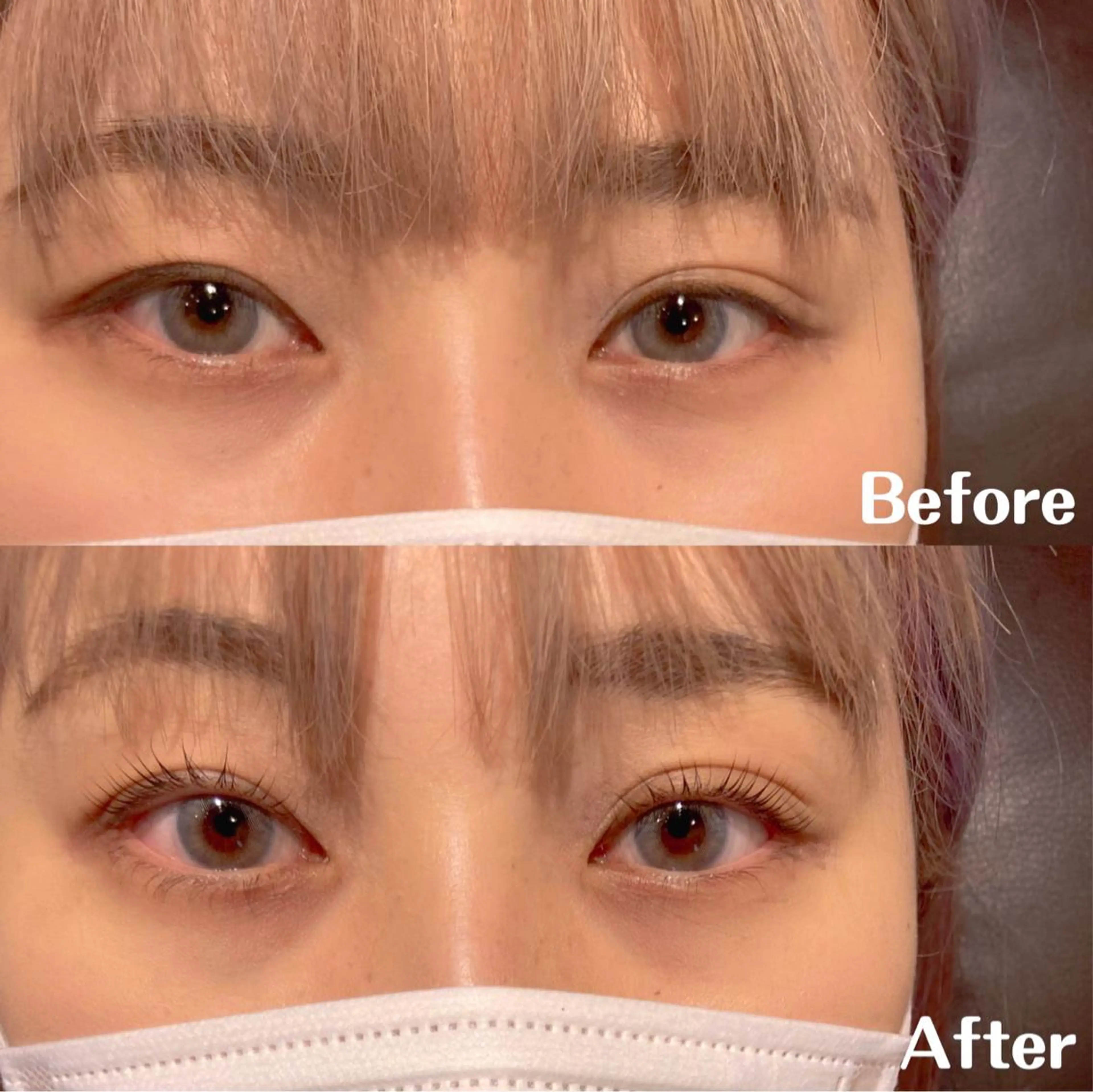 マツエク・マツパ 一重×まつ毛パーマ マツパ Earth coiffure beaute長野稲田店所属・林 愛子のマツエク・マツパデザイン