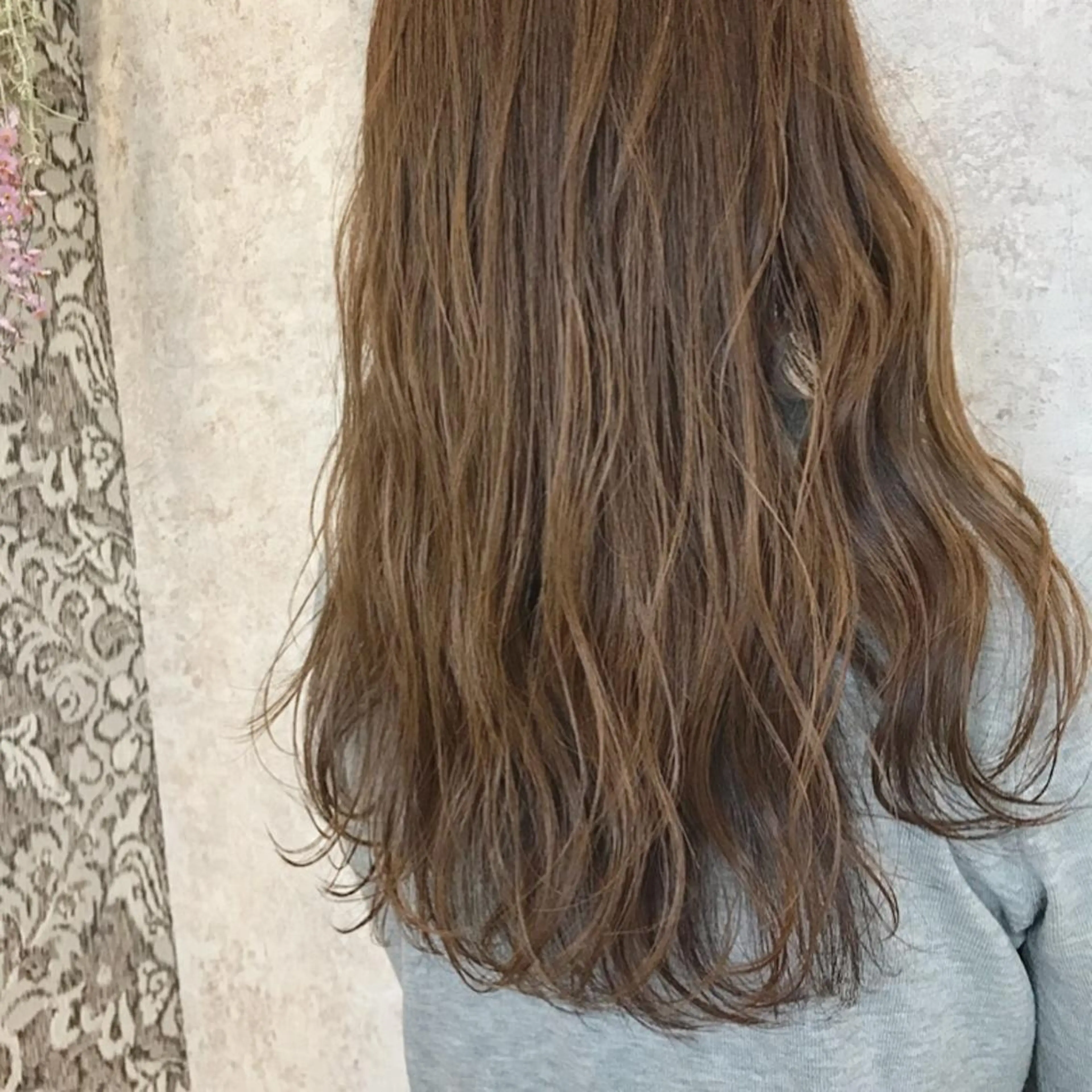 ロング カラー ベージュカラー HARUNA🤍 大人ショートヘアのヘアスタイル