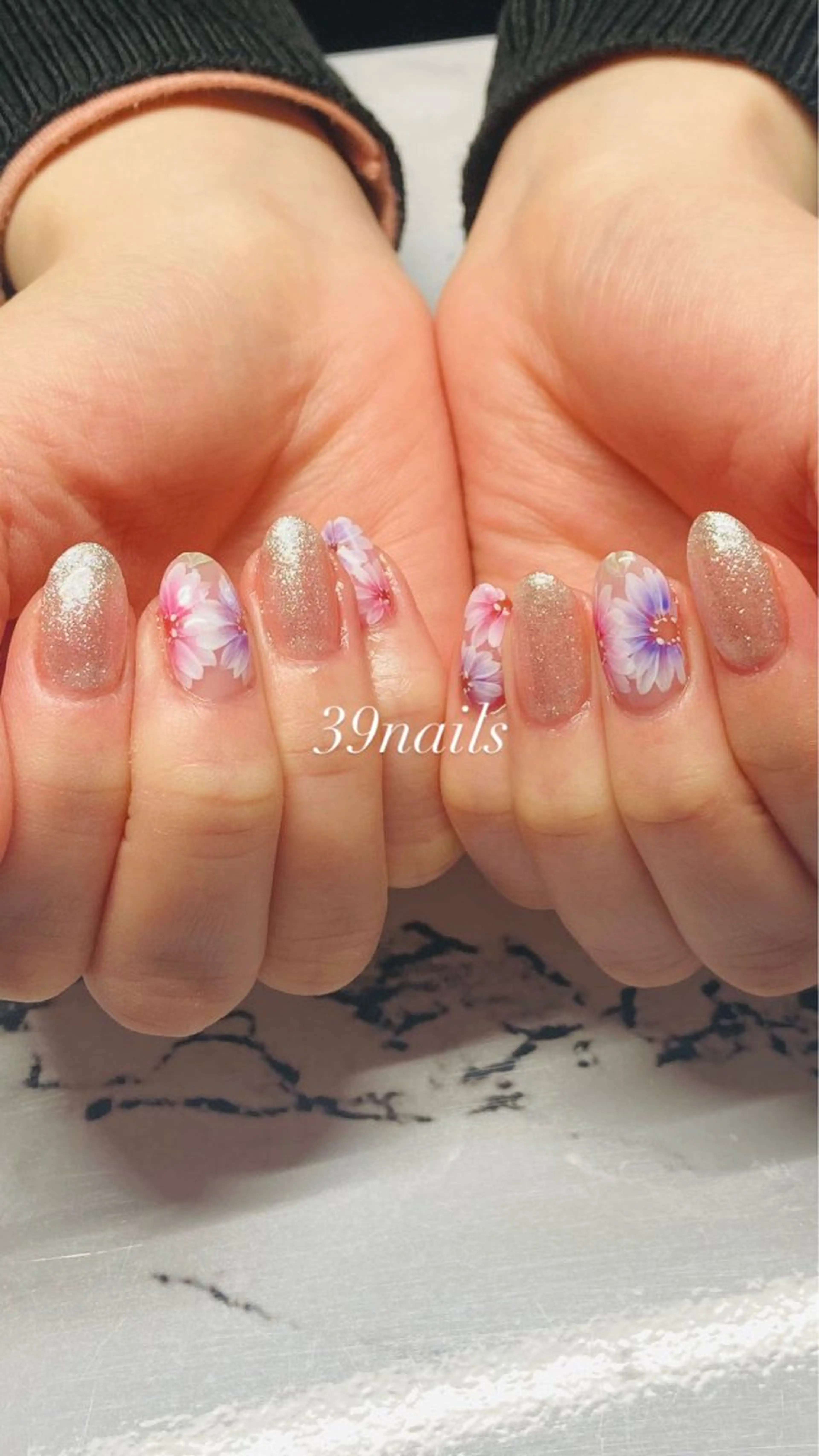 ネイル ハンドネイル 39-nails EharaMikuのネイルデザイン