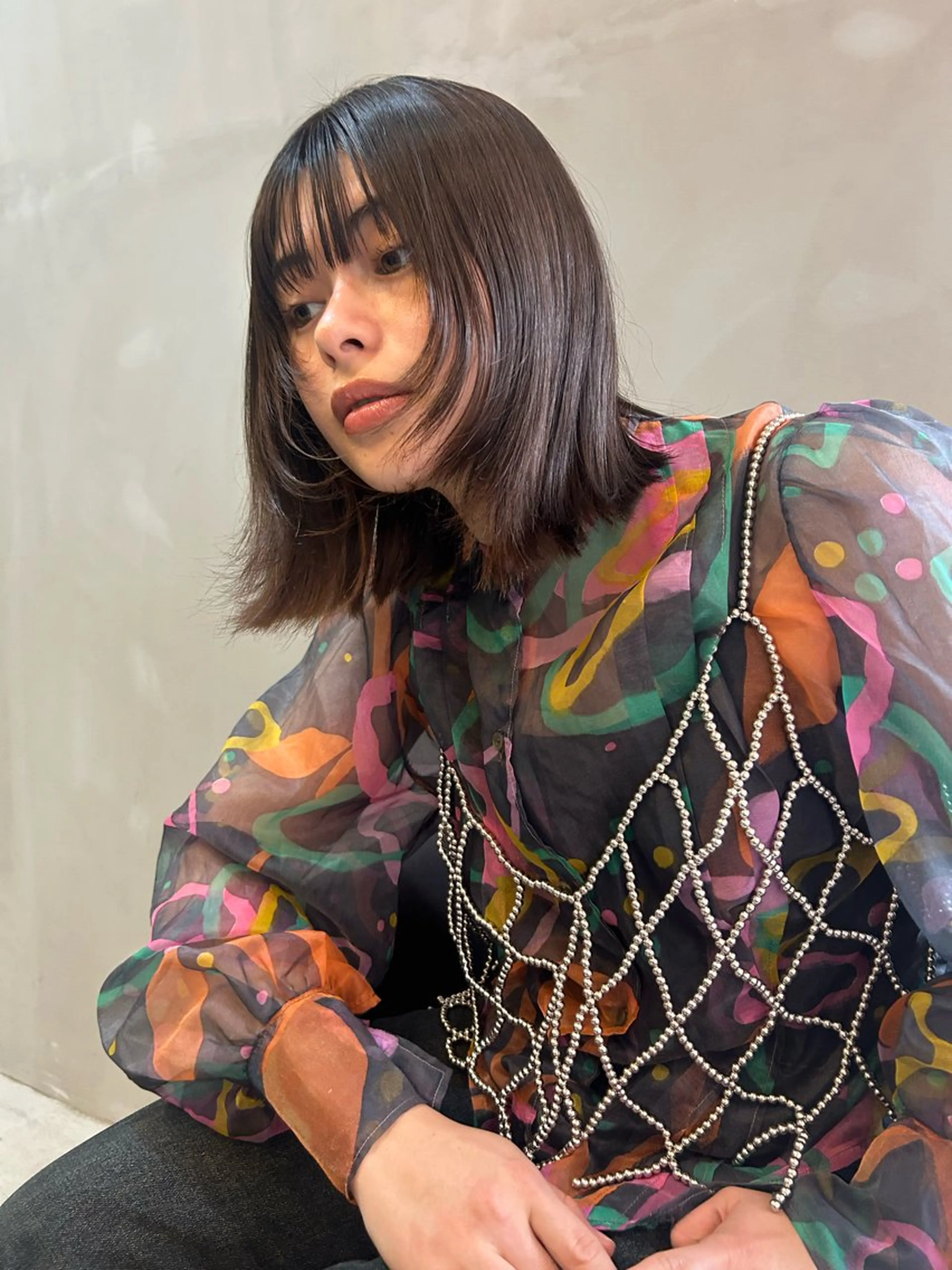 ショート カラー ショート/ボブ/ 心斎橋/宮脇美奈のヘアスタイル