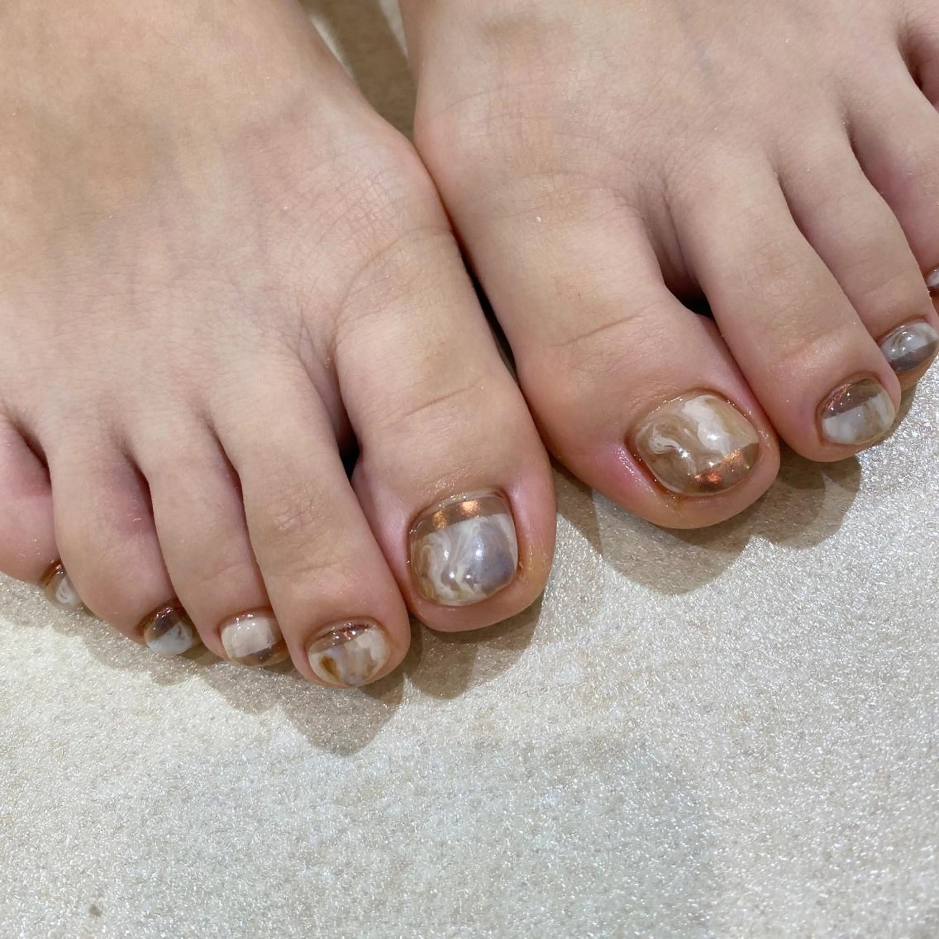 ネイル ミラーネイル ハンドネイル nable.所属・栗林 実莉のネイルデザイン