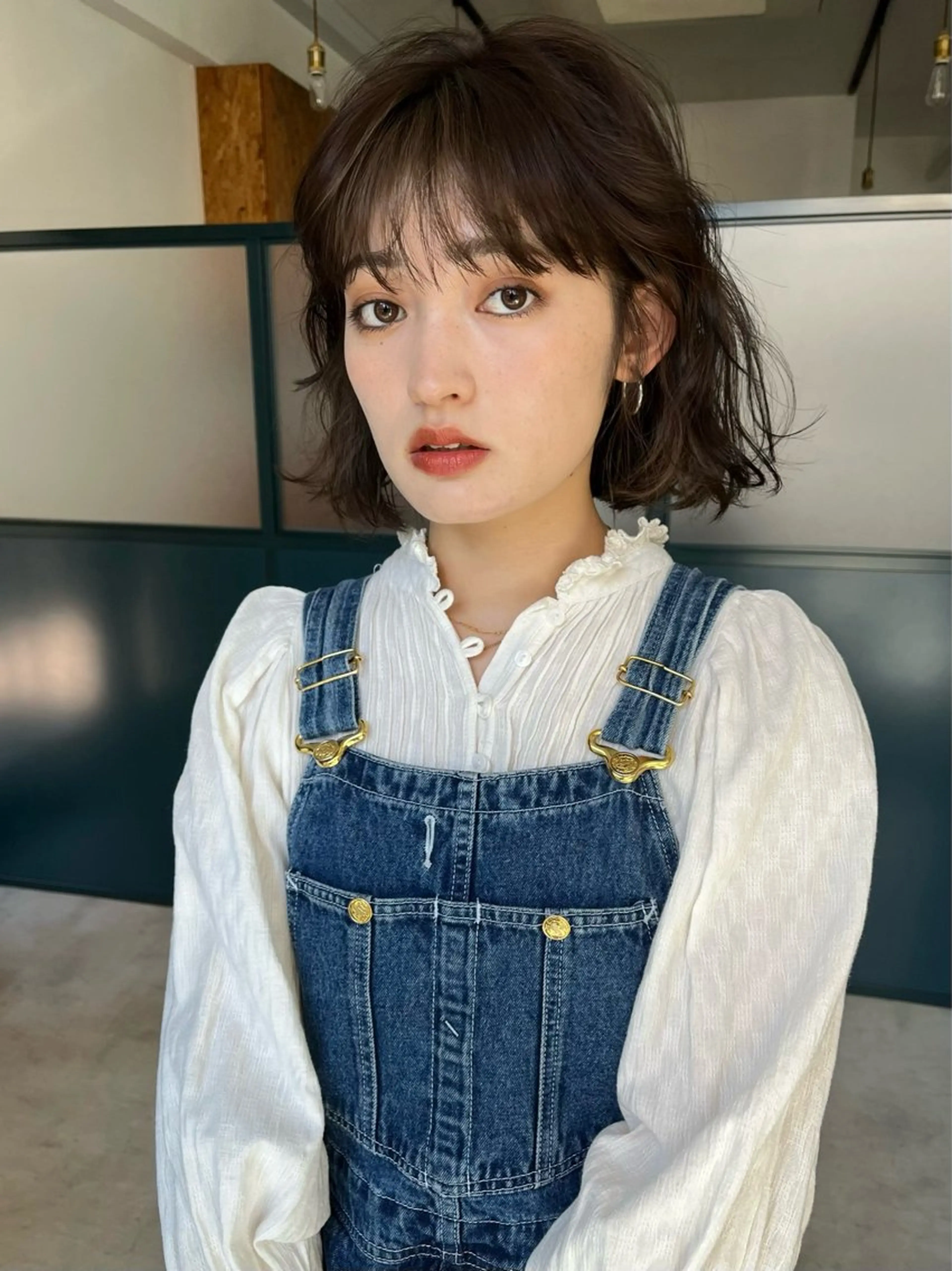 ショート パーマ 暖色/パーマ 🌼クニトウメイのヘアスタイル