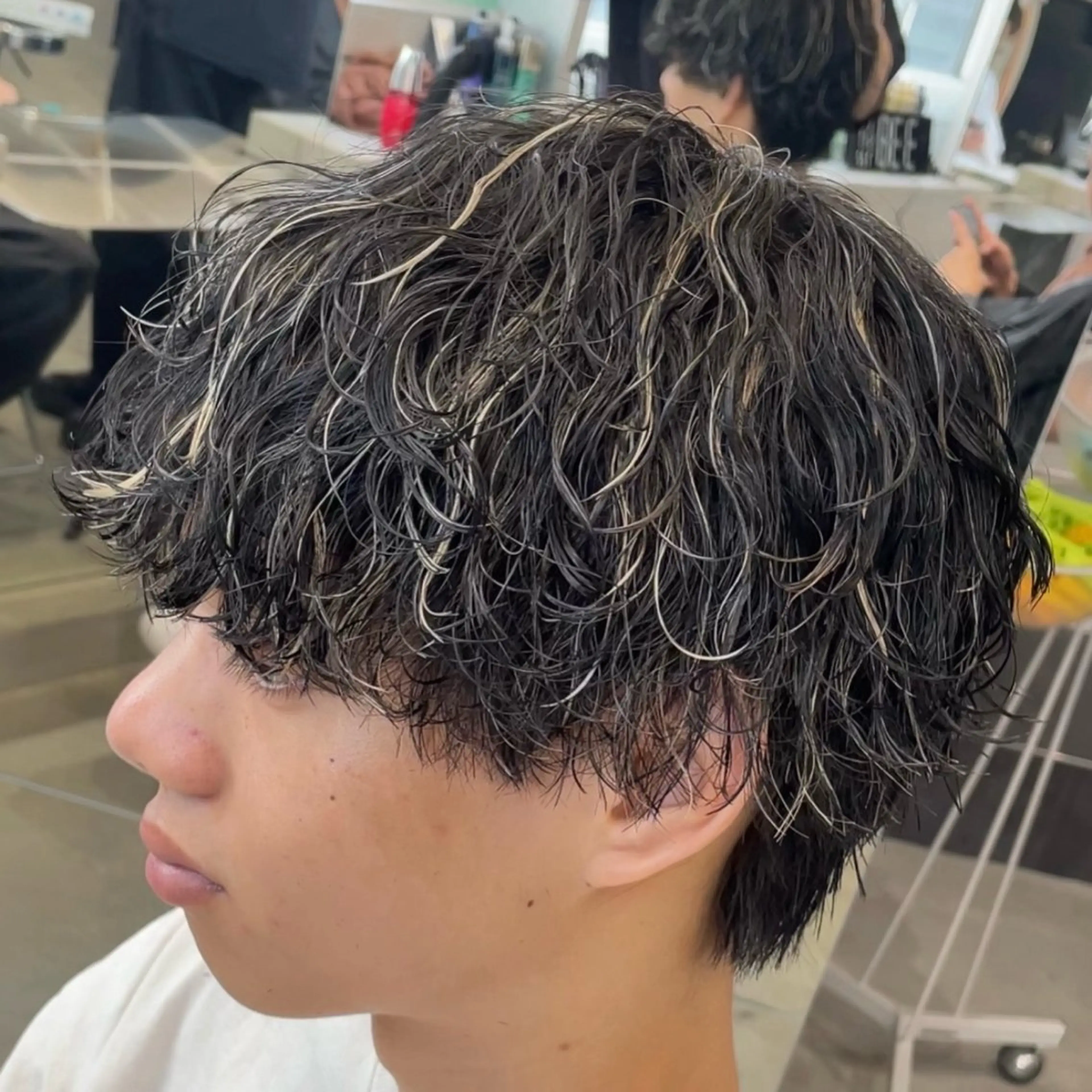 ミディアム カラー ヘアアレンジ メンズ fifth Tokyo所属・fifth 石川 凪のヘアスタイル
