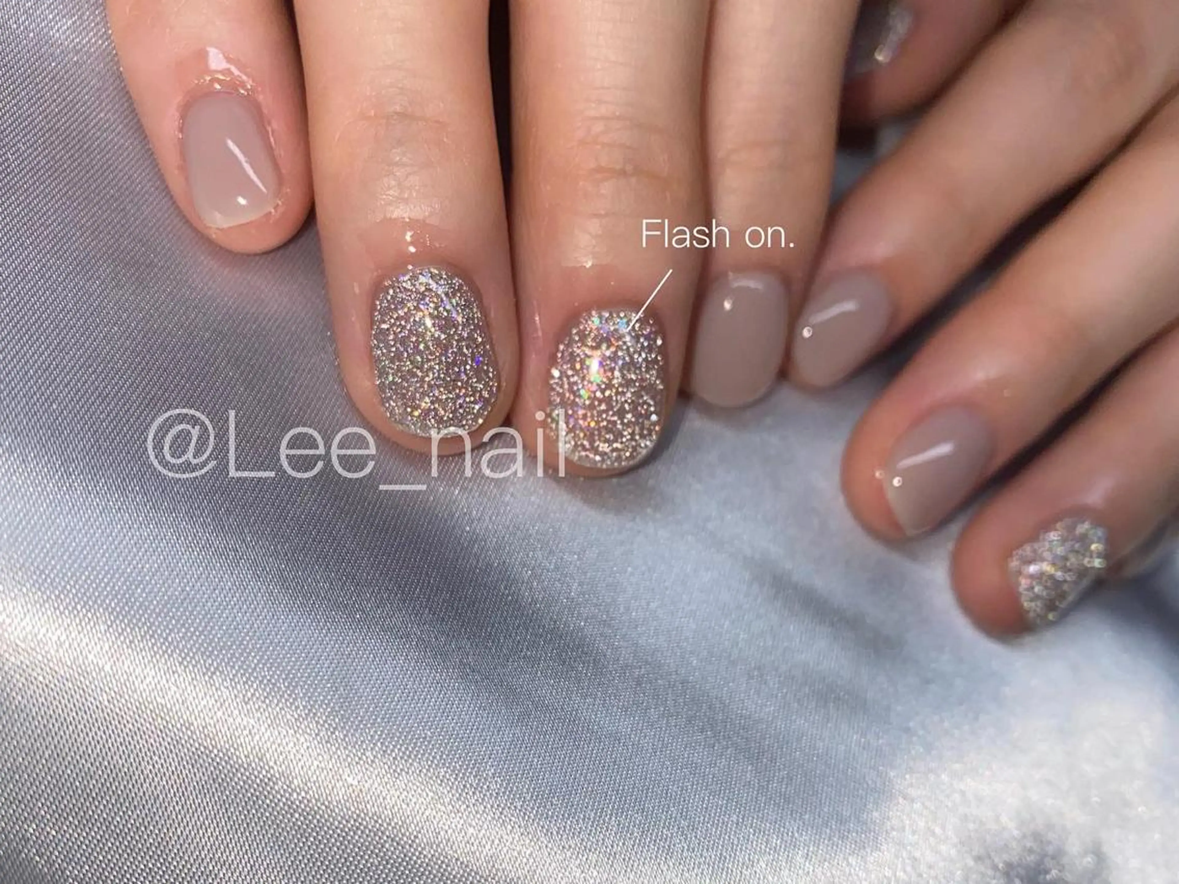 ネイル フラッシュネイル ハンドネイル Lee_ nailのネイルデザイン