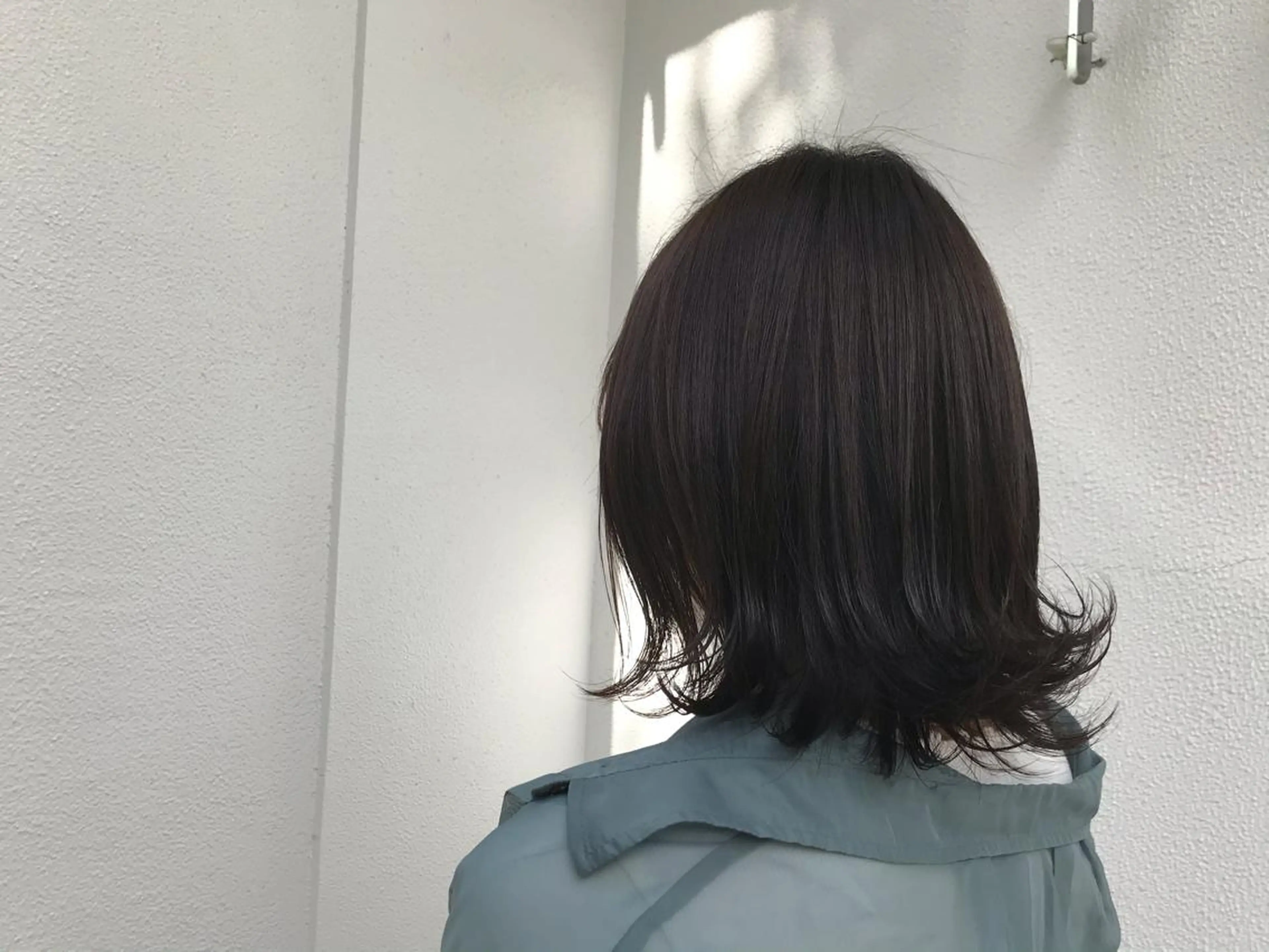ミディアム パーマ ヘアアレンジ 外ハネヘア ストレートパーマ moi-meme.soe所属・タナカ リナのヘアスタイル