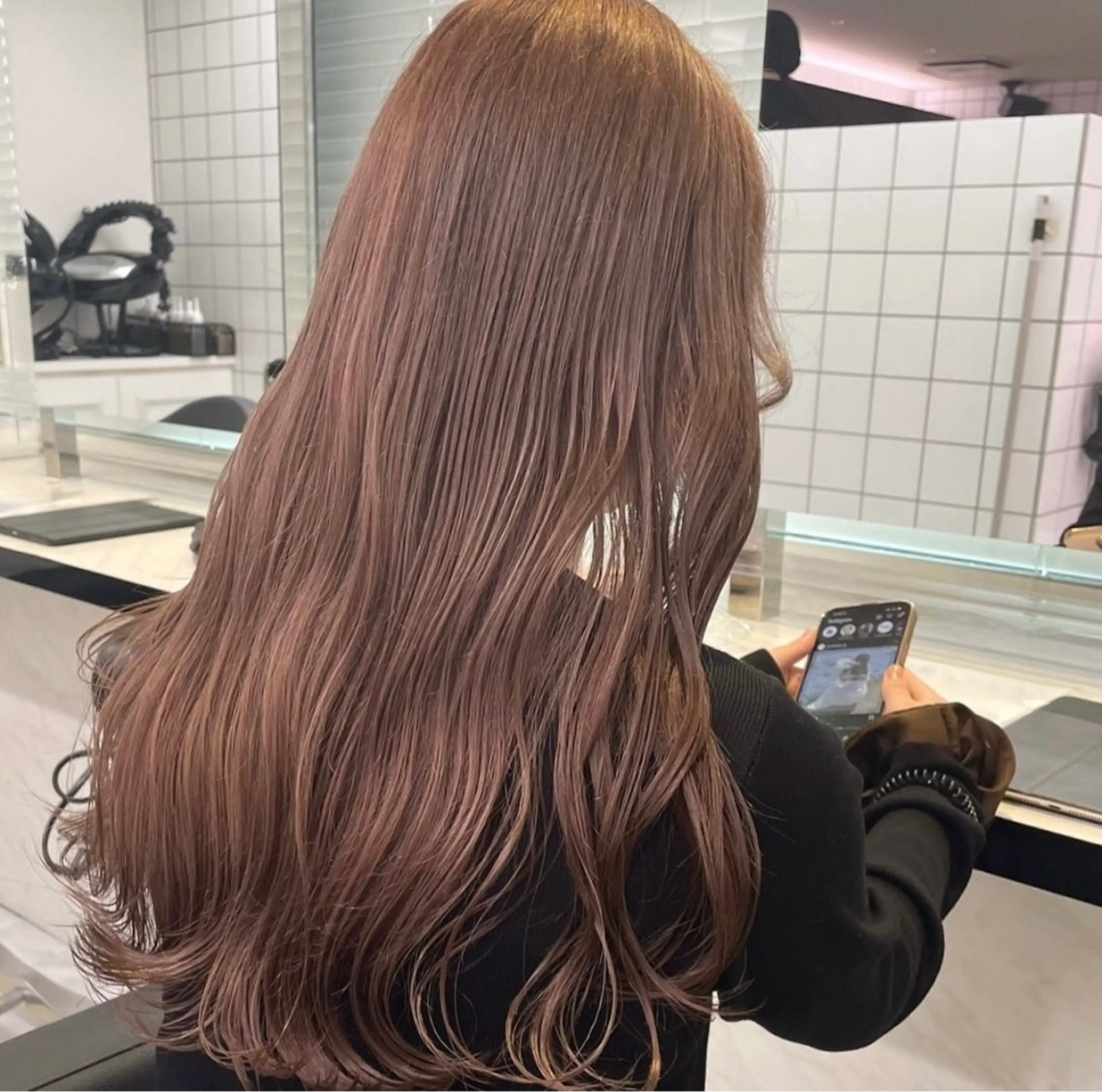 🖤今月限定🖤透明感カラー➕カット➕プレミアムトリートメント➕ヘッドスパ➕ヘアセット‪‪🧴🖤の写真