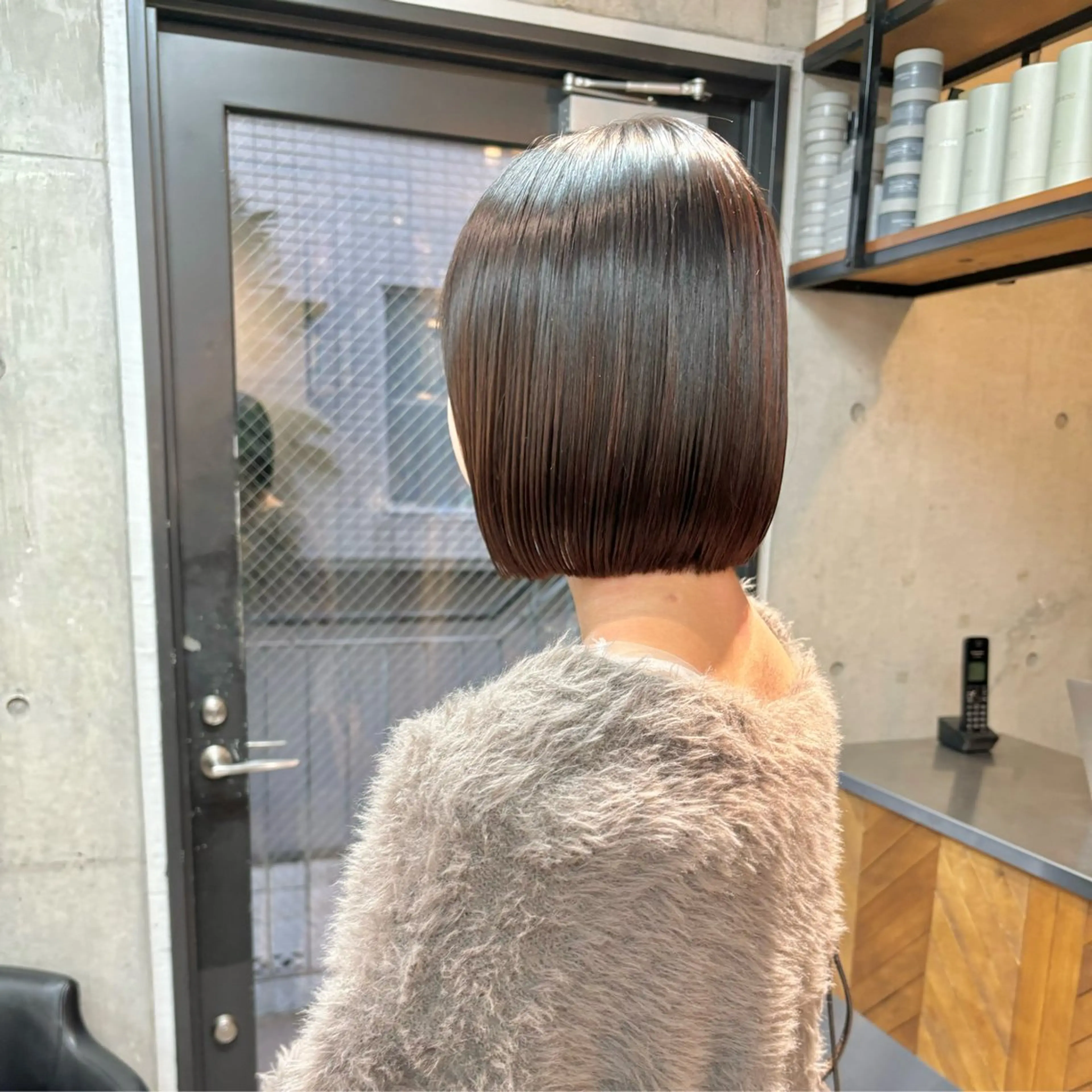 ショート パーマ ボブ ショートヘア 酸性ストレート ストレートパーマ カット 縮毛矯正 トリートメント ショートボブ縮毛矯正 髪質改善のプロ山道潤のヘアスタイル