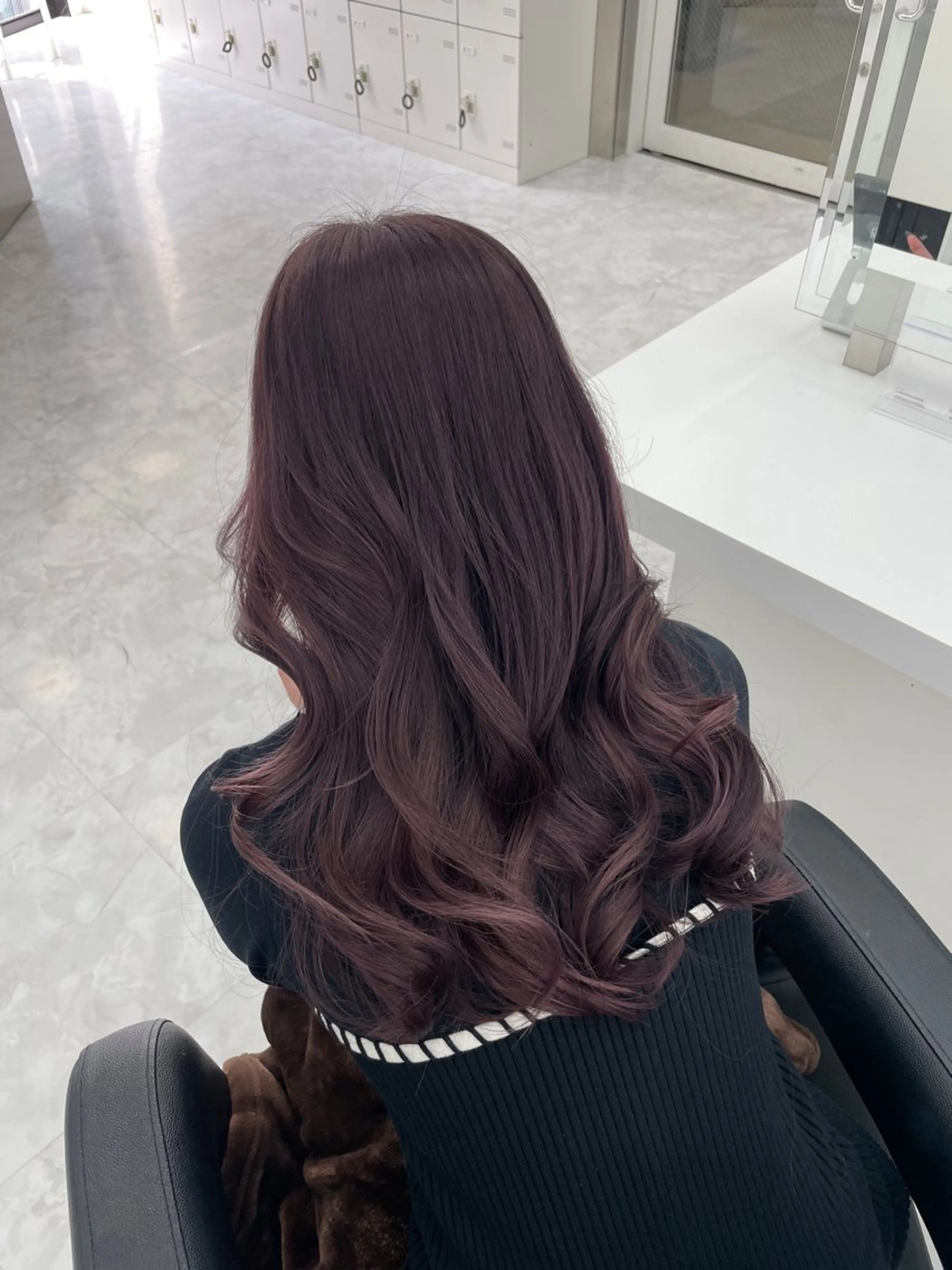 セミロング カラー ヘアカラー トリートメント ヘッドスパ ヘアセット ガーリーstyle ❤︎misaki🏹のヘアスタイル