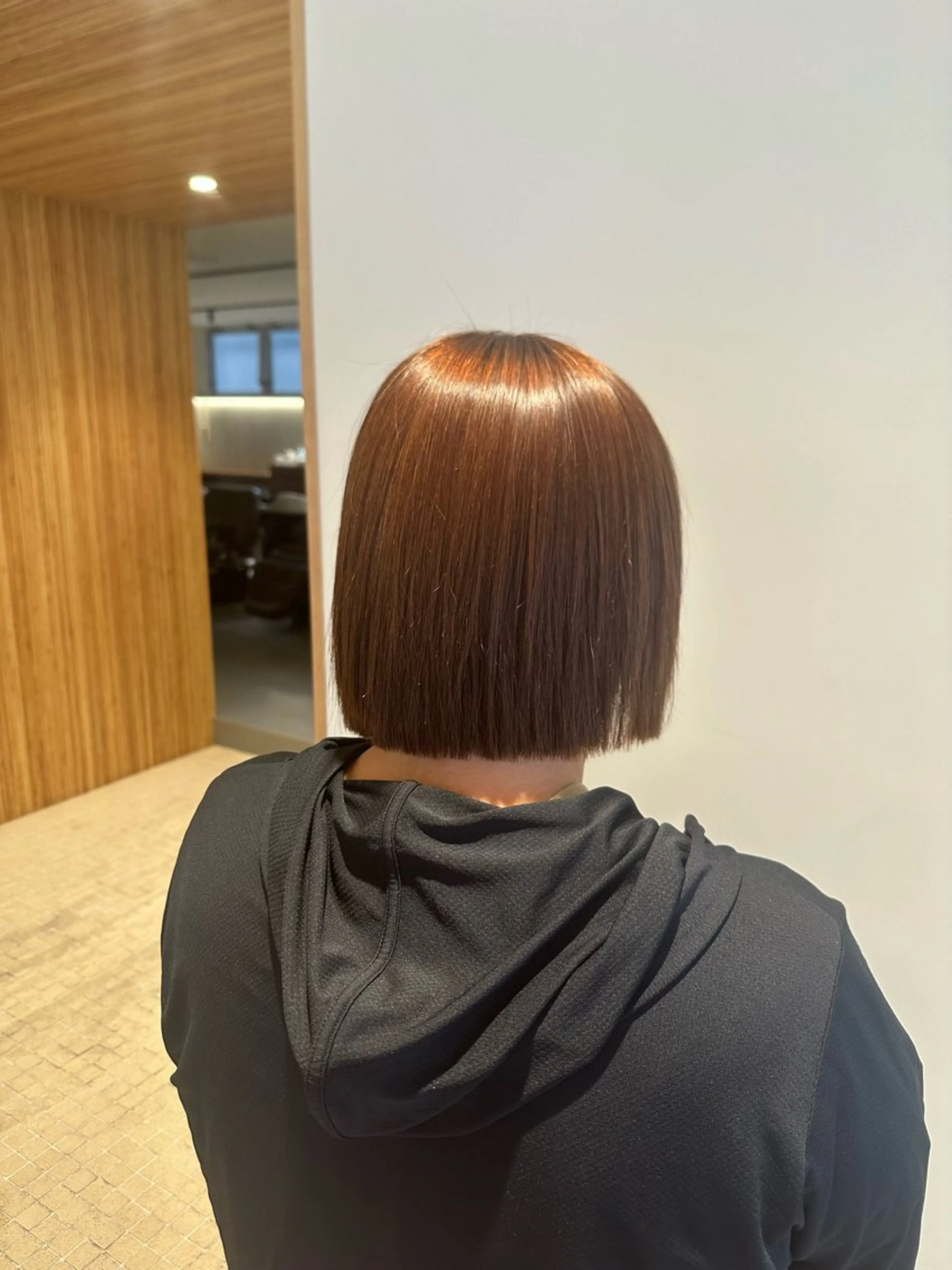 ショート レイヤーカット カット 縮毛矯正 トリートメント いまじゅく あおいのヘアスタイル