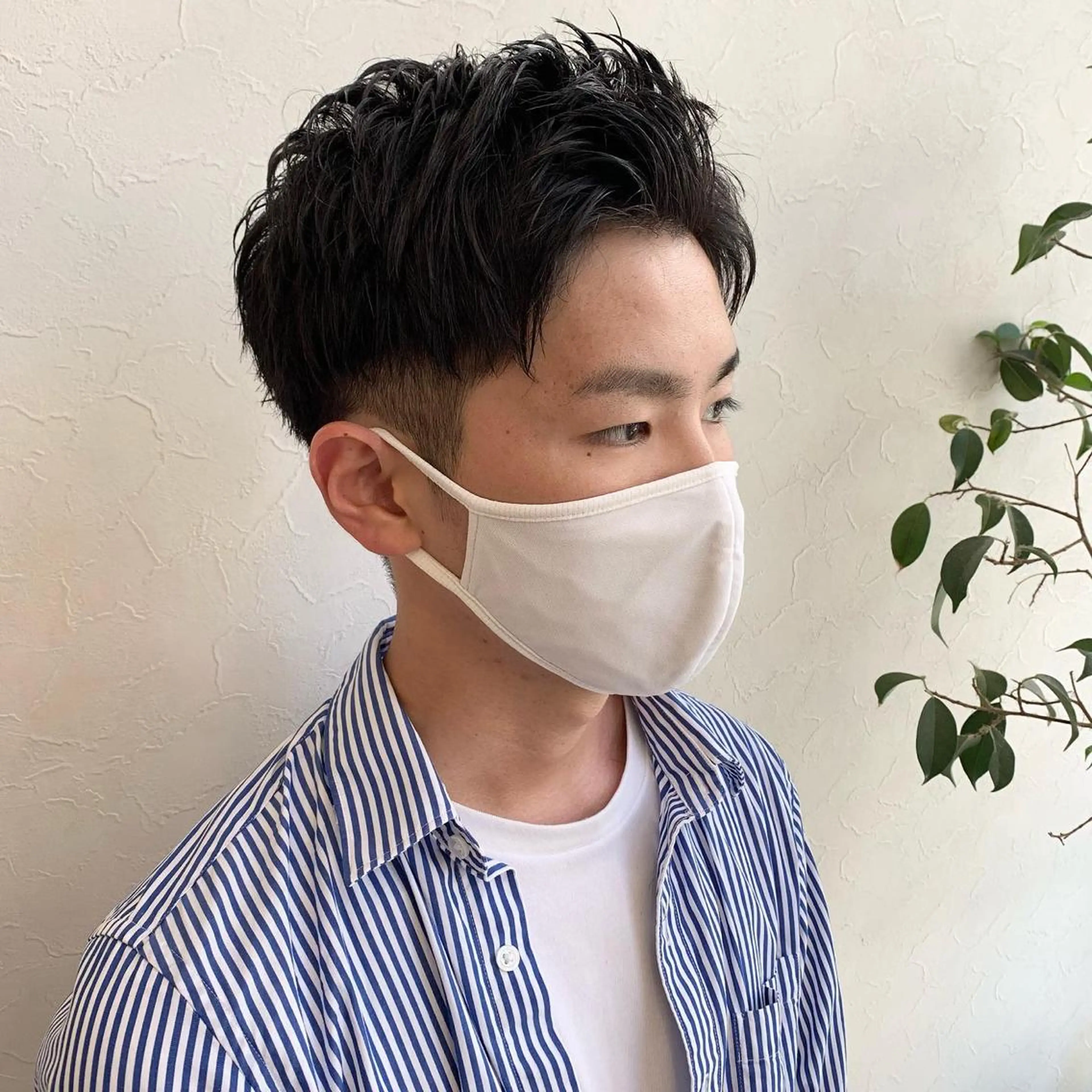 ショート メンズ アップバング ツーブロック ショートヘア カット メンズ指名多数!! SiLO 田島のヘアスタイル