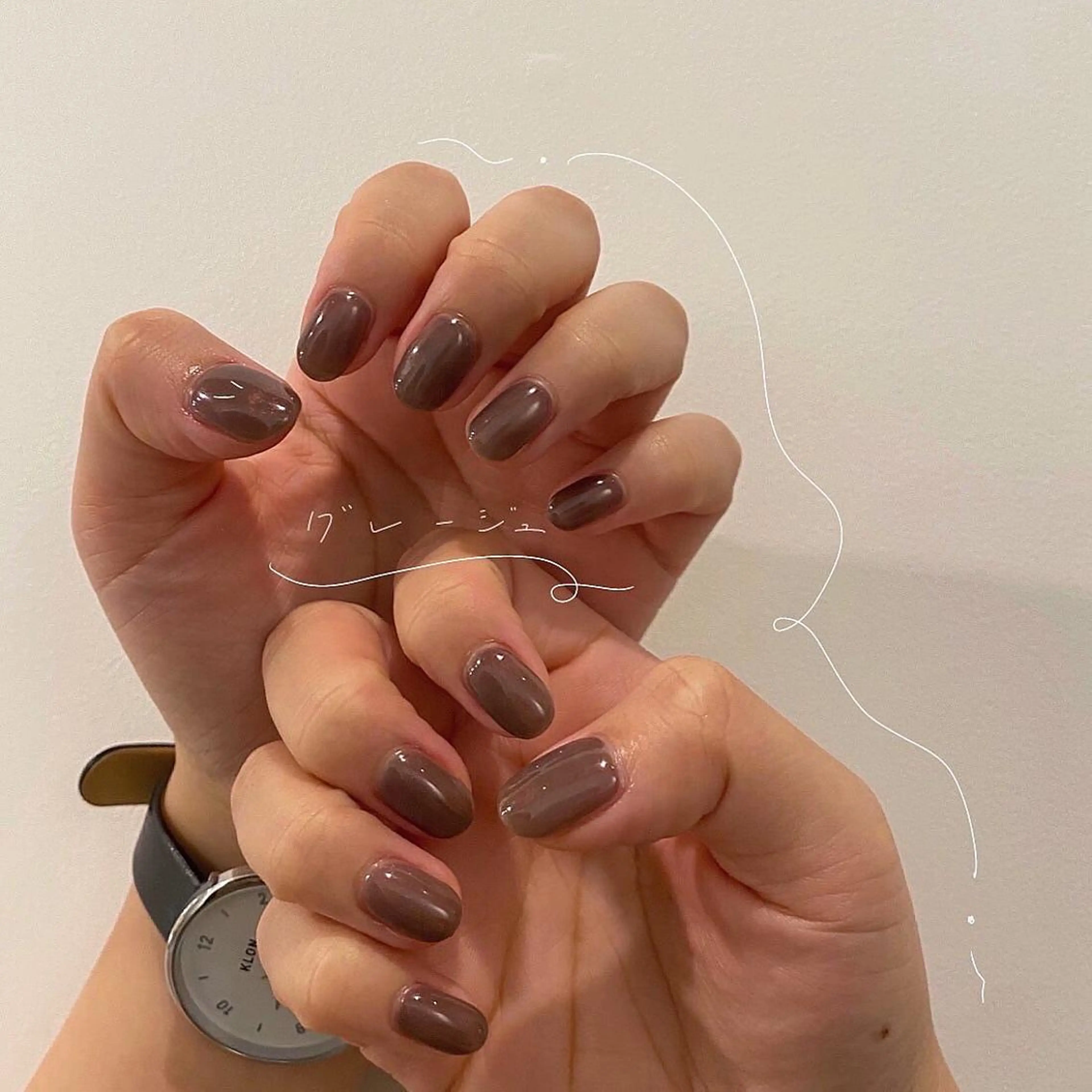 ネイル ワンカラーネイル ハンドネイル &. momoのネイルデザイン