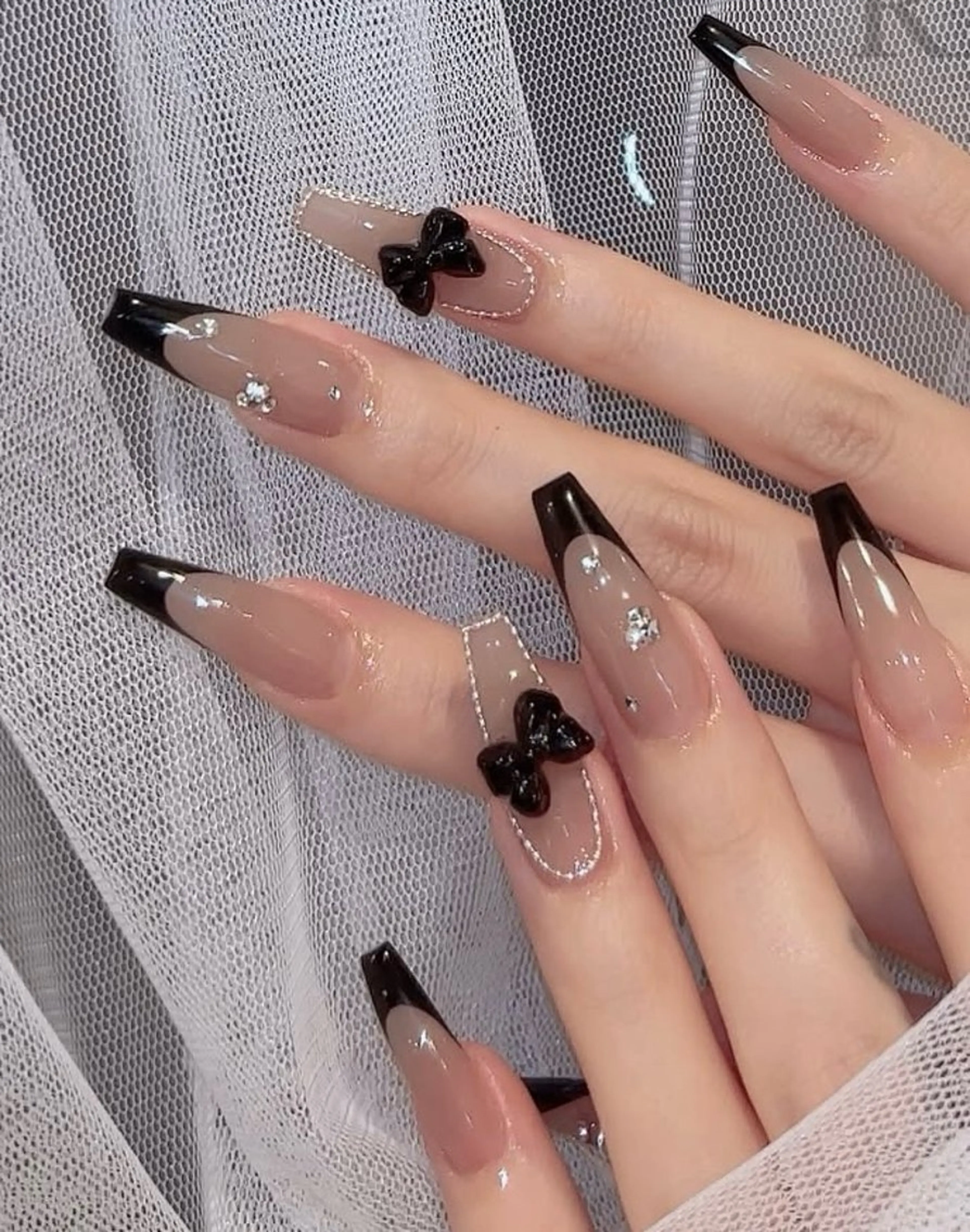 ネイル 韓国ネイル 持ち込み ニュアンスネイル ネイルチップ ハンドネイル TABI ANA.CHUOのネイルデザイン