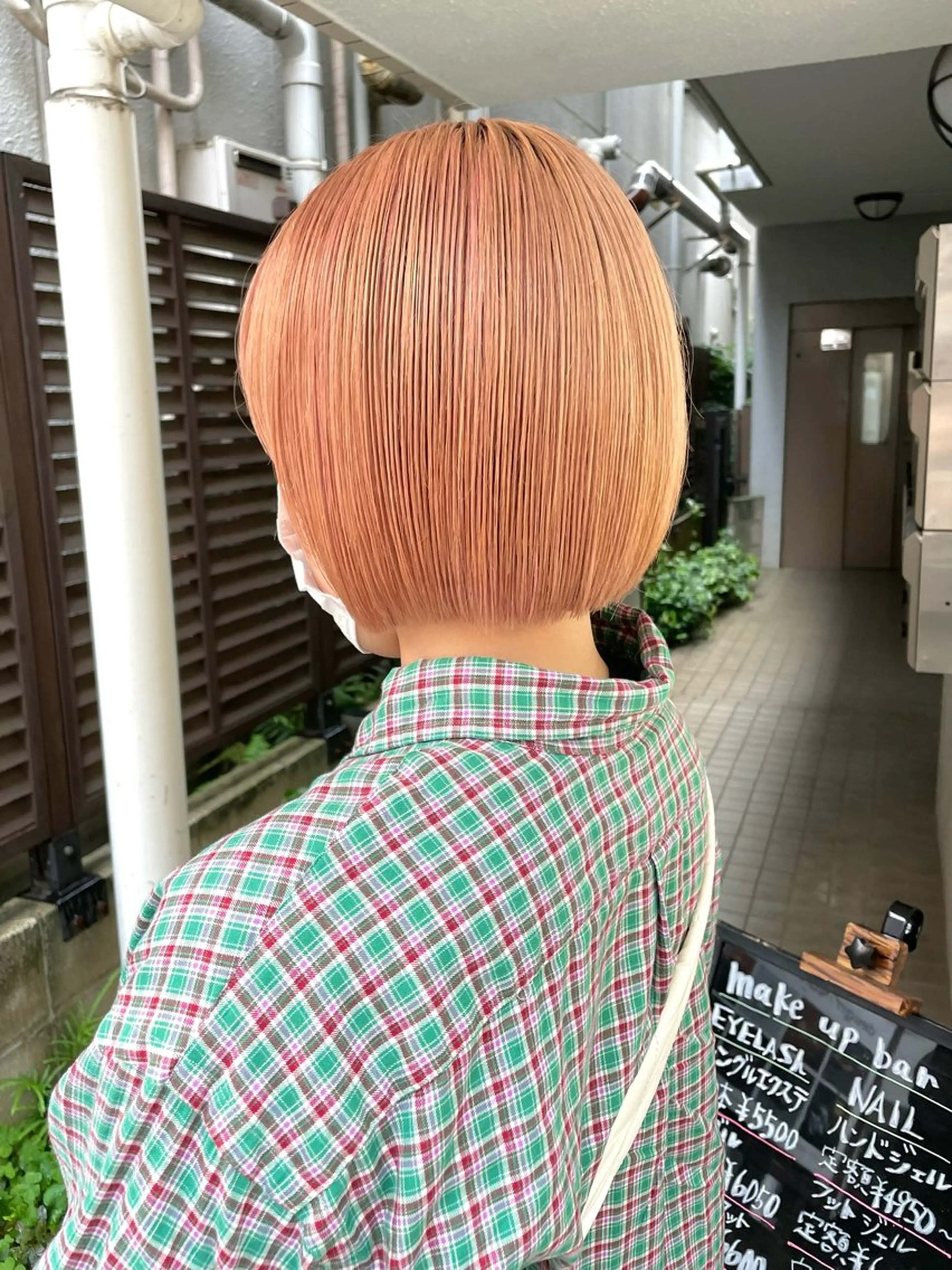 ショート カラー 切りっぱなしボブ 透明感カラー ボブ 髪質改善 トリートメント カット ヘアカラー トリートメント 銀座No.1髪質改善 縮毛矯正/本木のヘアスタイル