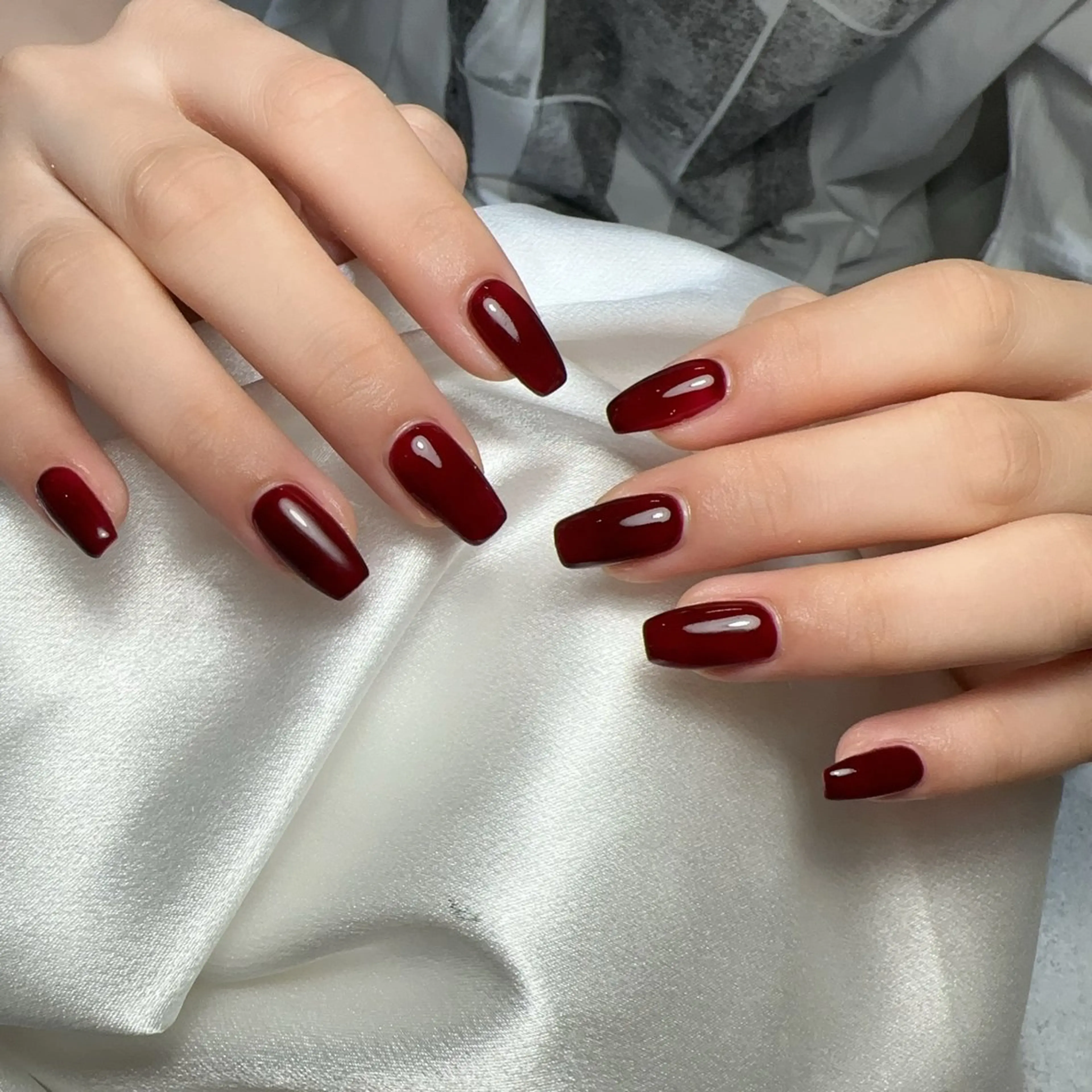 ネイル ワンカラーネイル JUN   nail所属・横井那名 JUN NAILのネイルデザイン