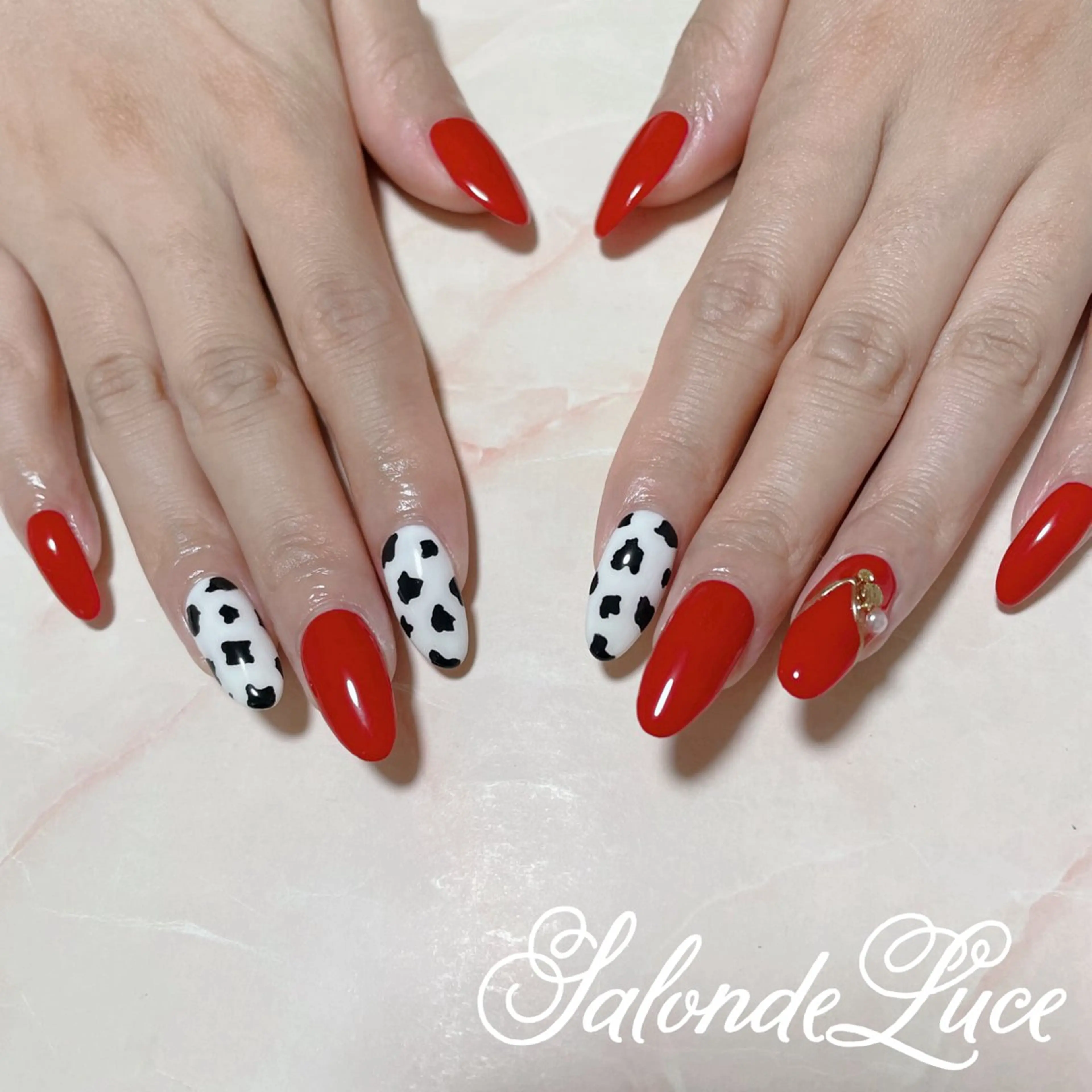 ネイル アニマル柄 Salon de Luceのネイルデザイン