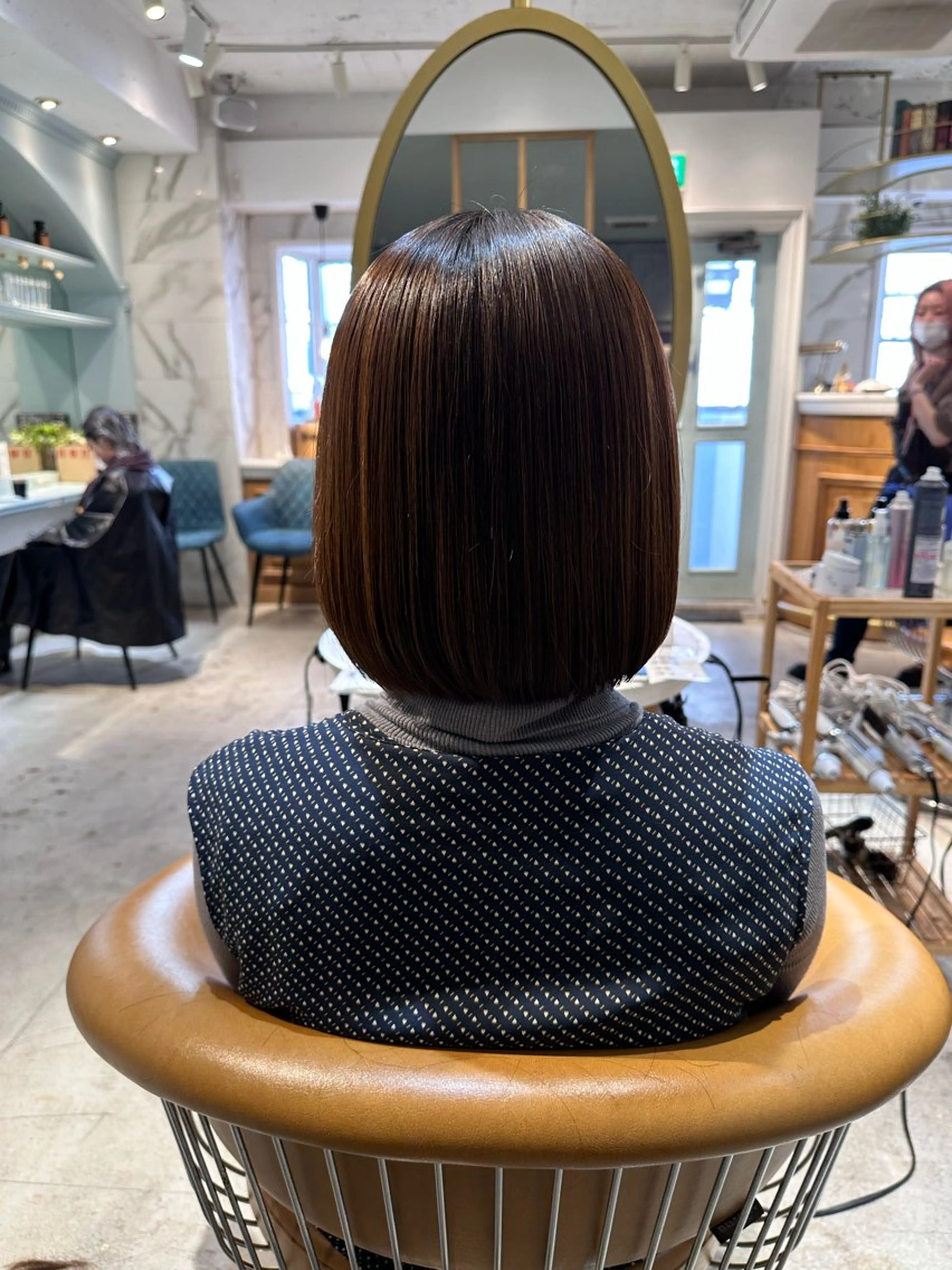 ショート カット 縮毛矯正 トリートメント 艶髪/縮毛矯正 /髪質改善千田大地のヘアスタイル