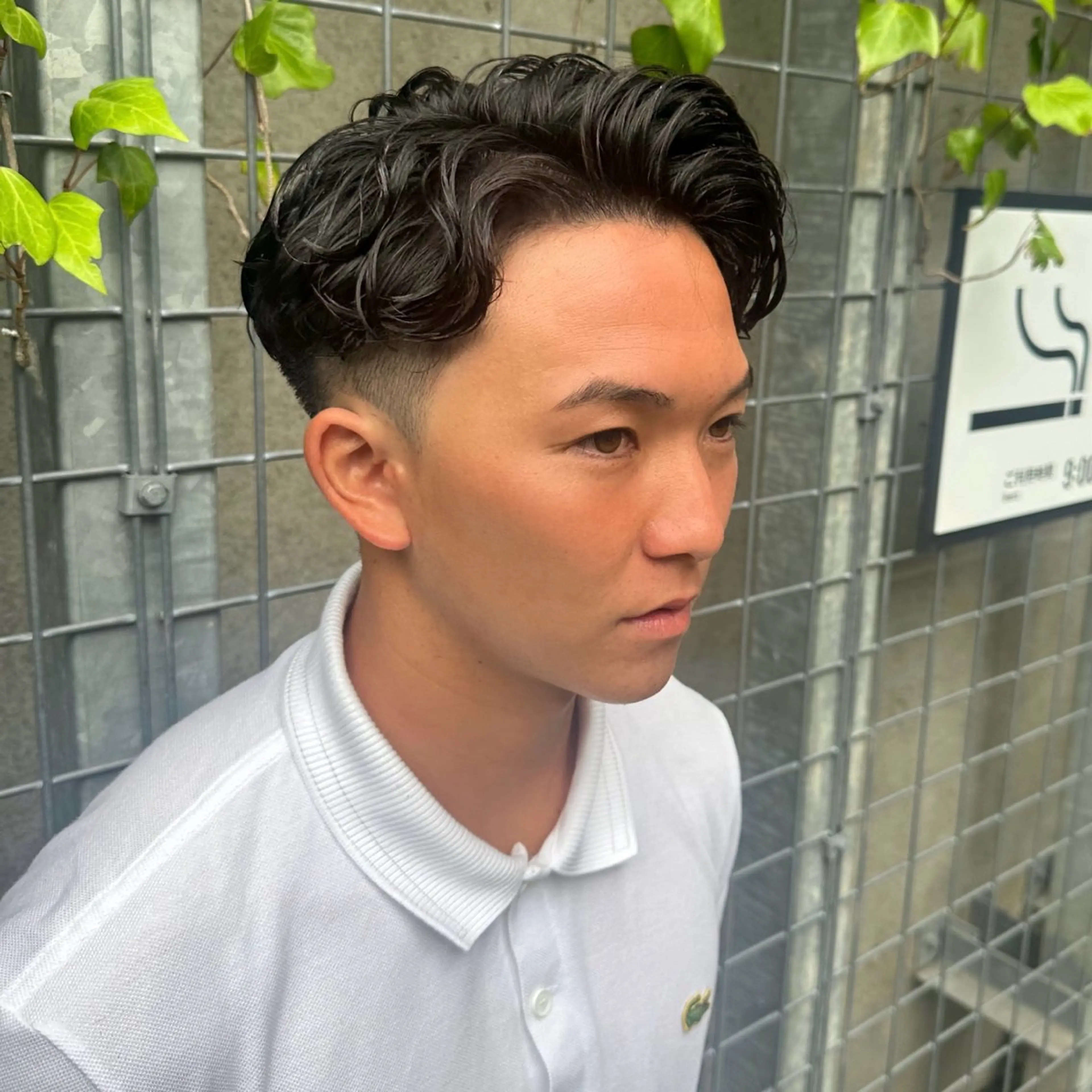 ショート パーマ メンズ メンズパーマ カット パーマ トリートメント ツイスパ/メンズ パーマ/歩夢のヘアスタイル