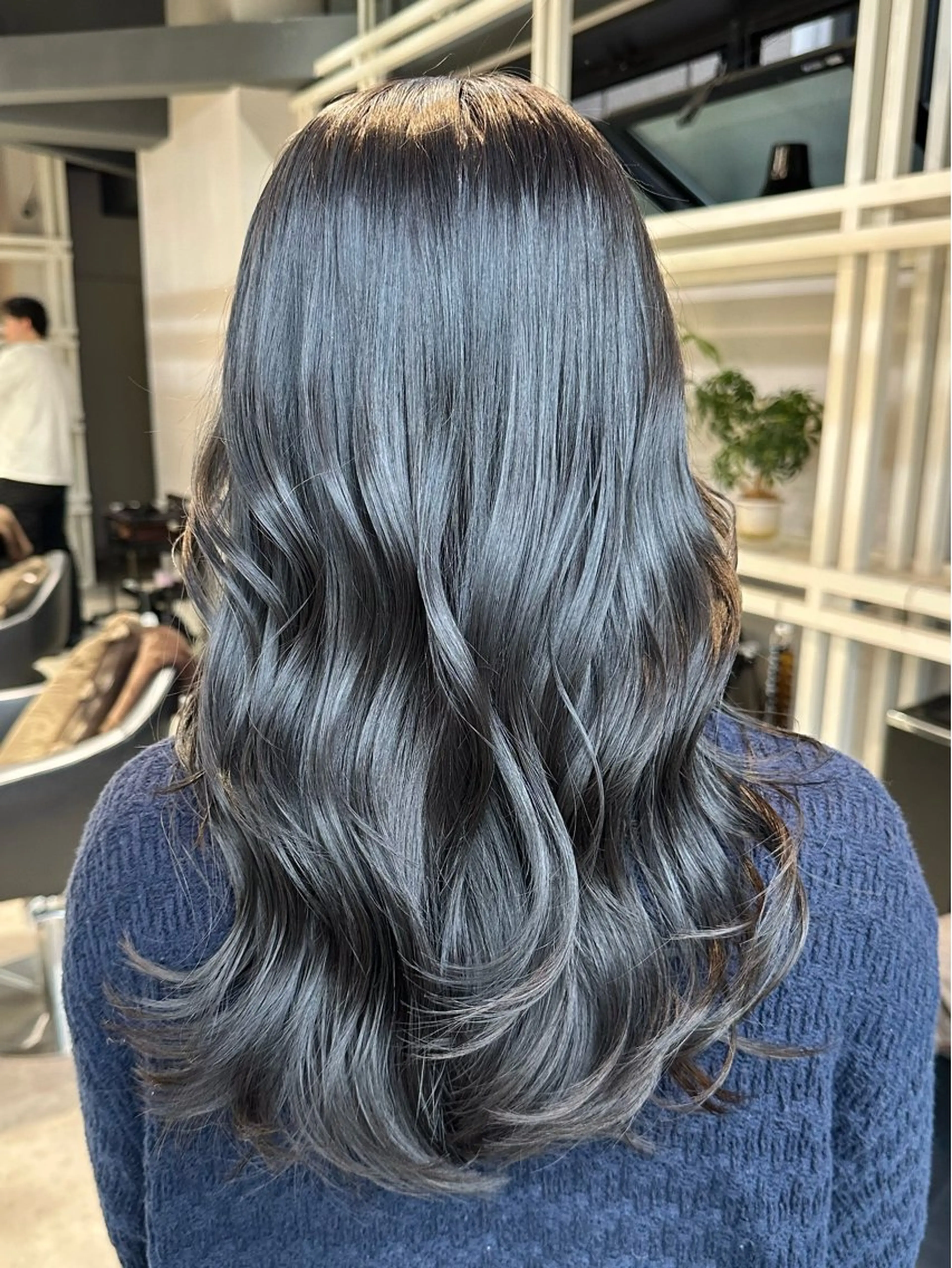 セミロング カット ヘアカラー トリートメント ✨透明感カラー 恵比寿HAYATO✨のヘアスタイル