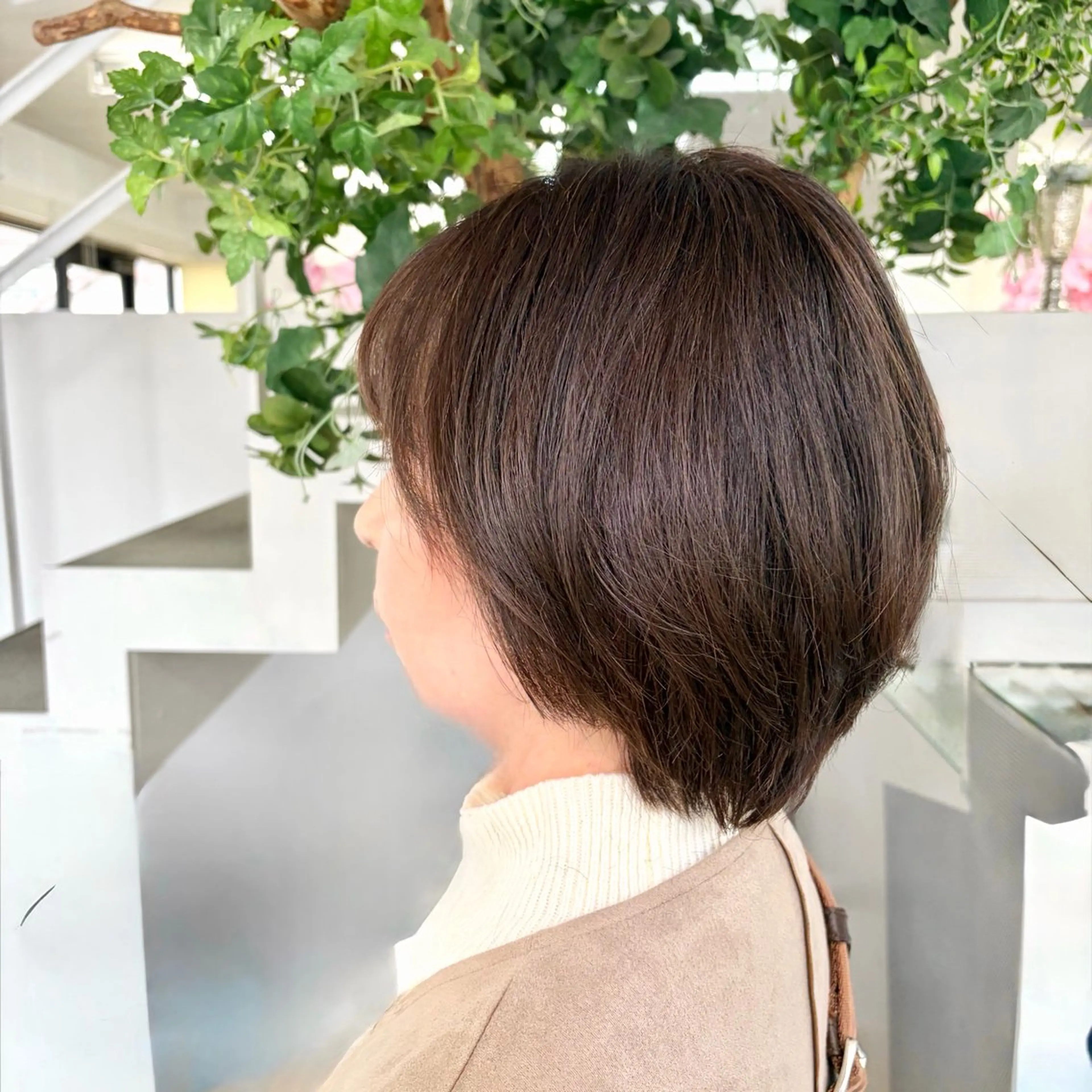 ショート カラー ショートボブ ボブ ショートヘア カット ヘアカラー 山田 里美のヘアスタイル