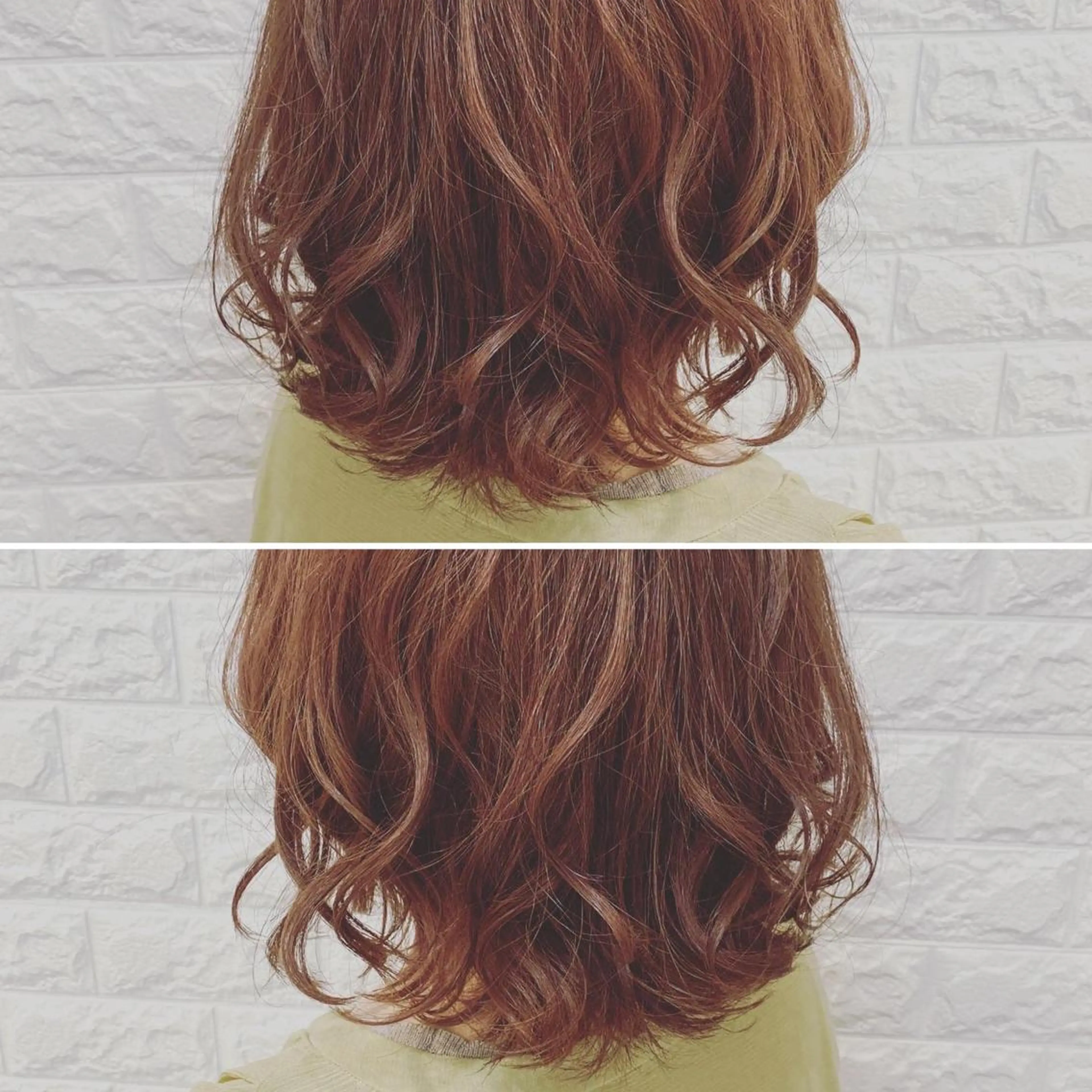 ミディアム カラー 金沢 広美のヘアスタイル