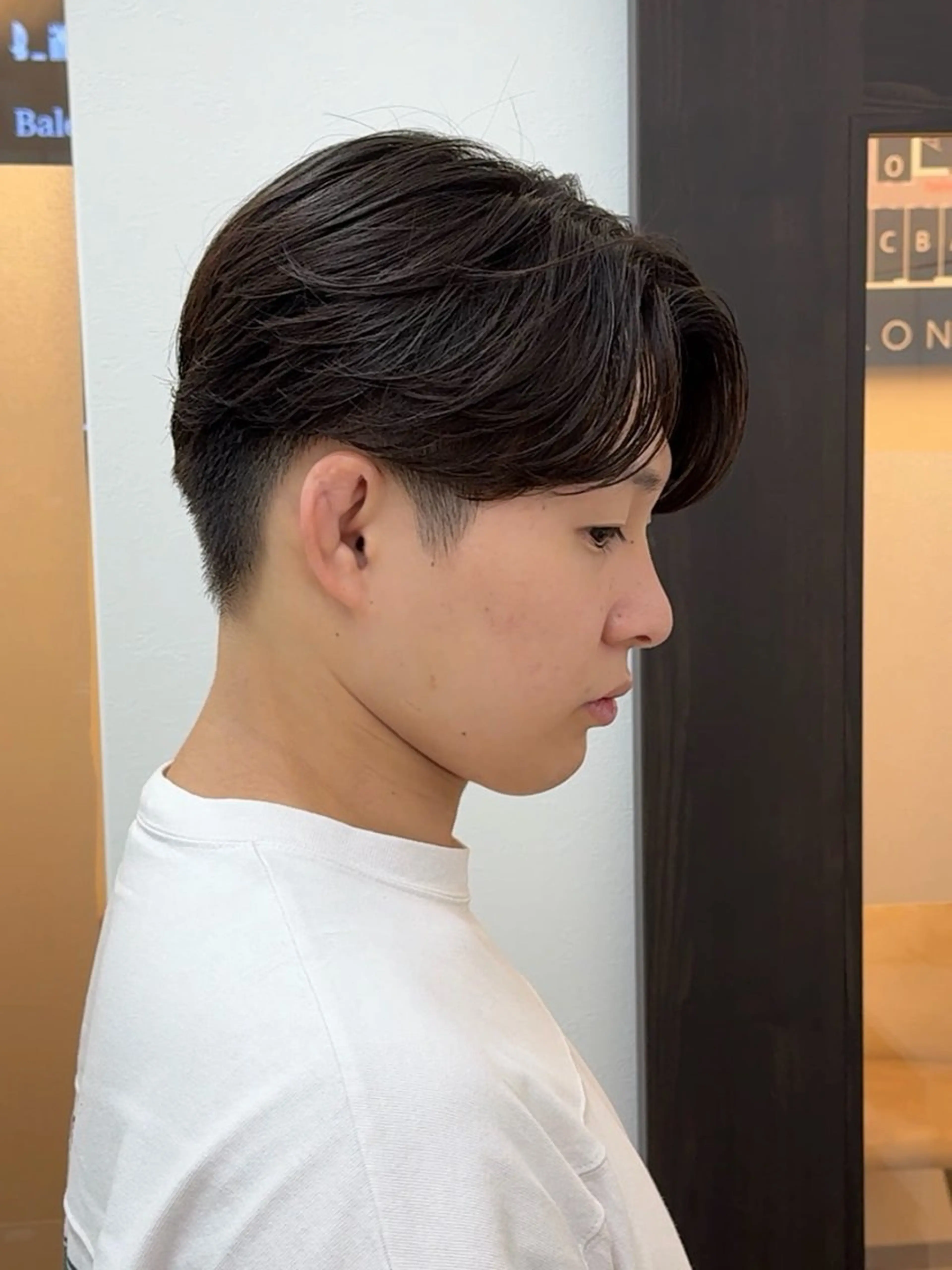 ショート パーマ メンズ カット パーマ トリートメント ヘアセット サロンズ内B区画所属・新宿メンズ専門 メンズパーマ特化のヘアスタイル