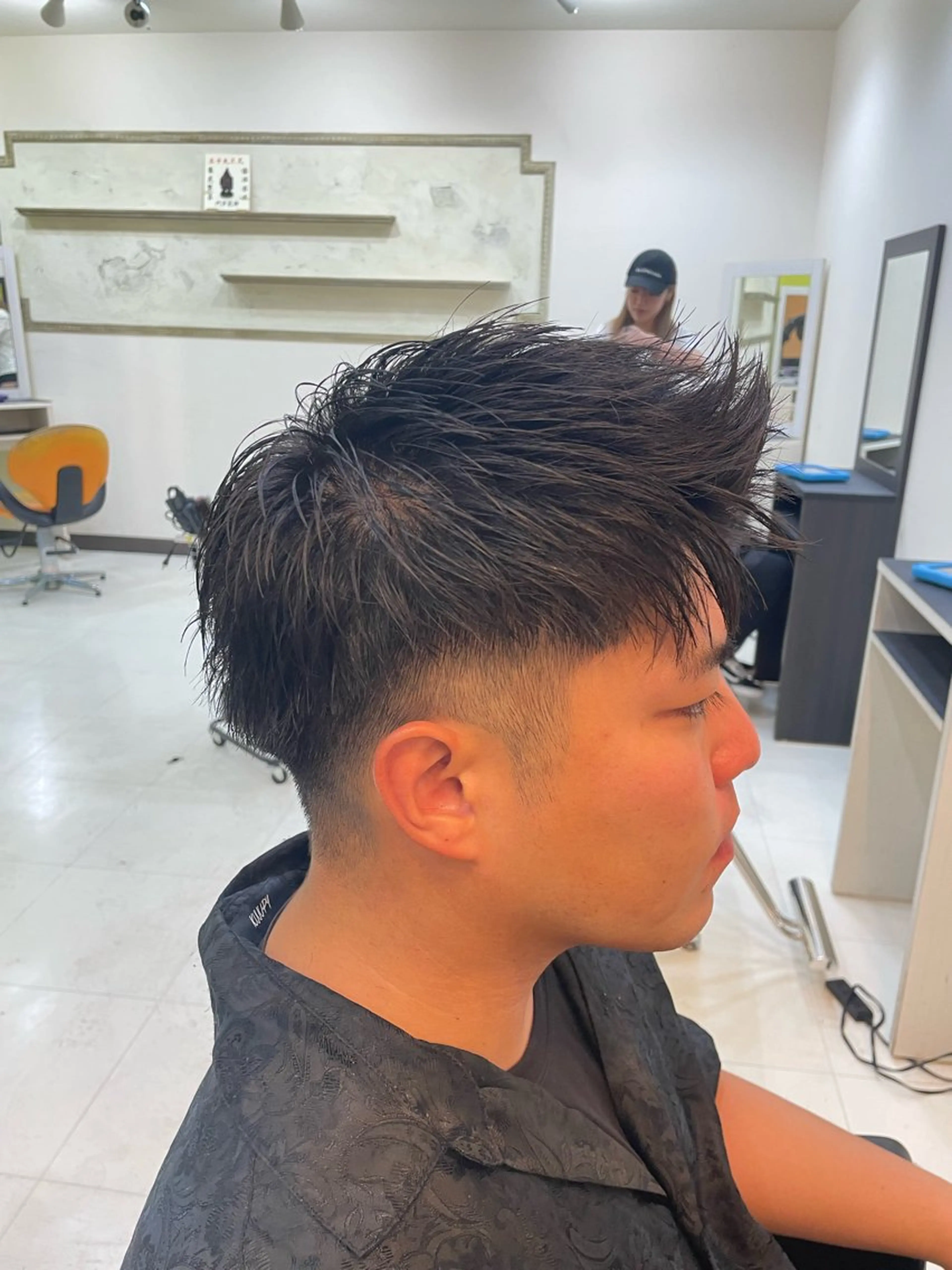 メンズ 刈り上げ カット トリートメント 奥野碧🌈艶髪 /ダメージレスカラーのヘアスタイル
